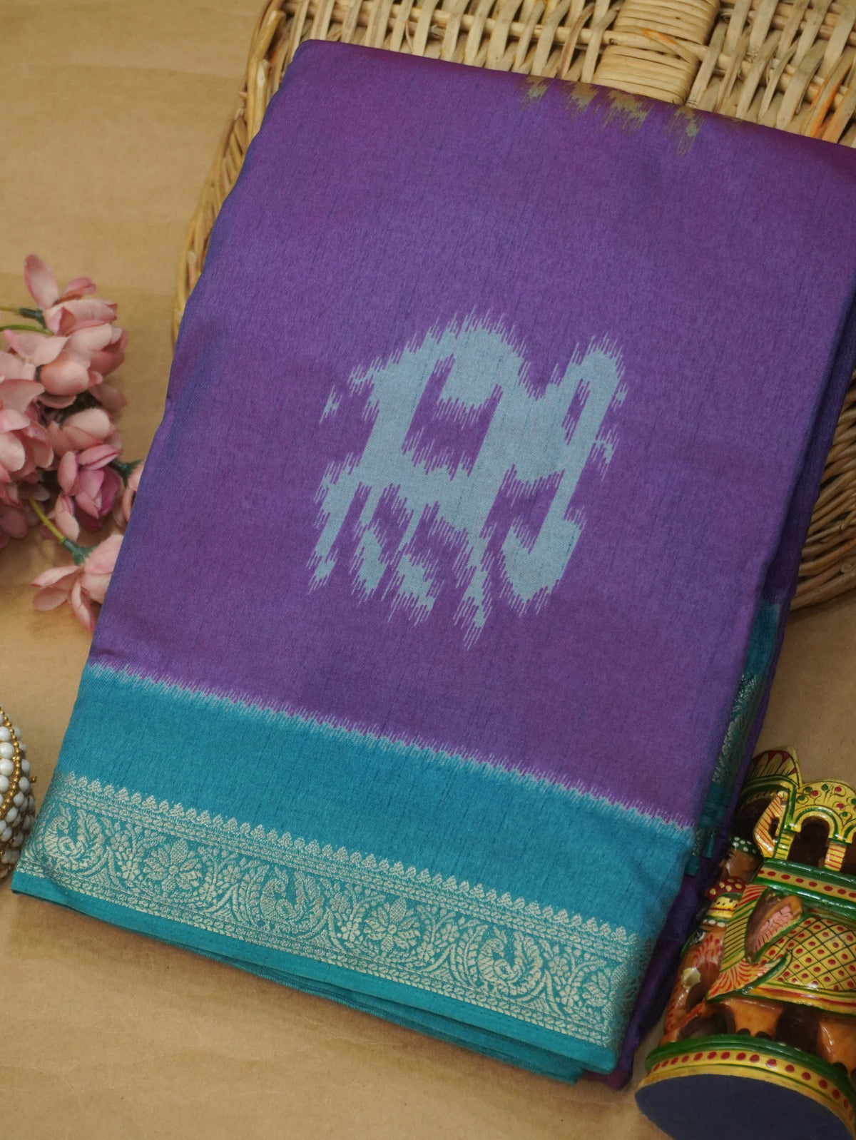 Semi Kanchi Silk Saree | TTDS3659