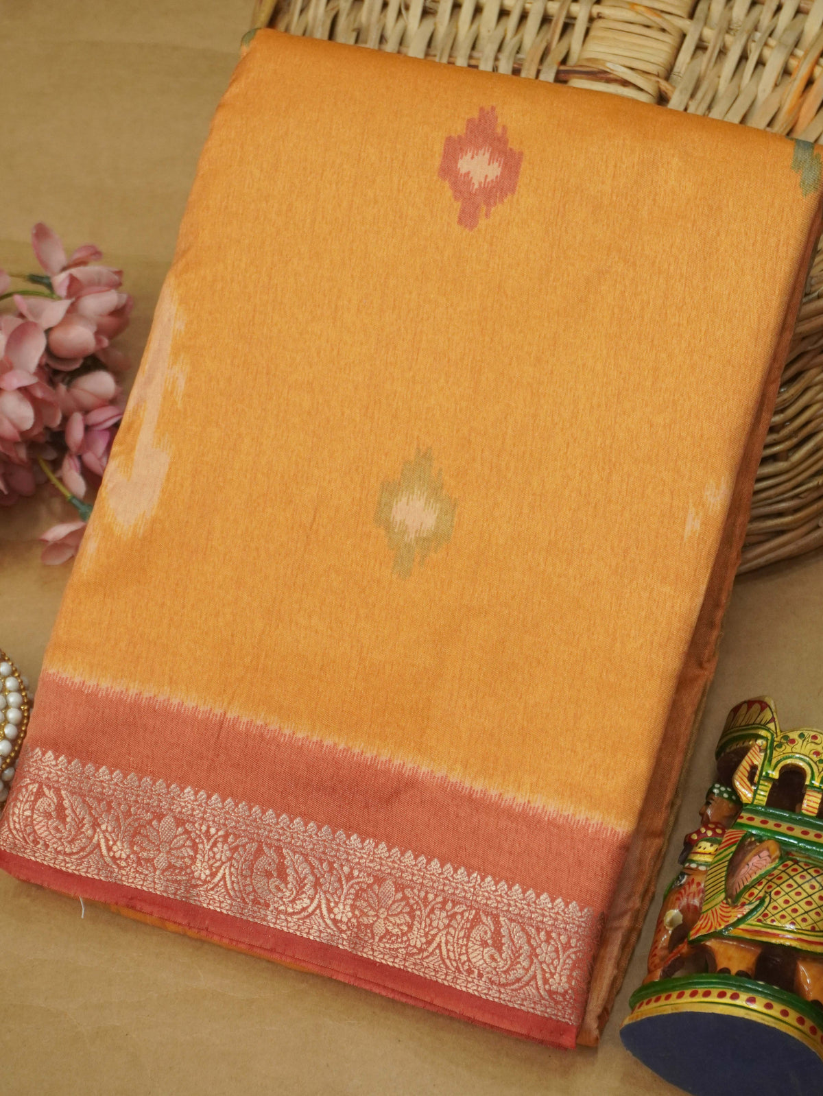 Semi Kanchi Silk Saree | TTDS3659