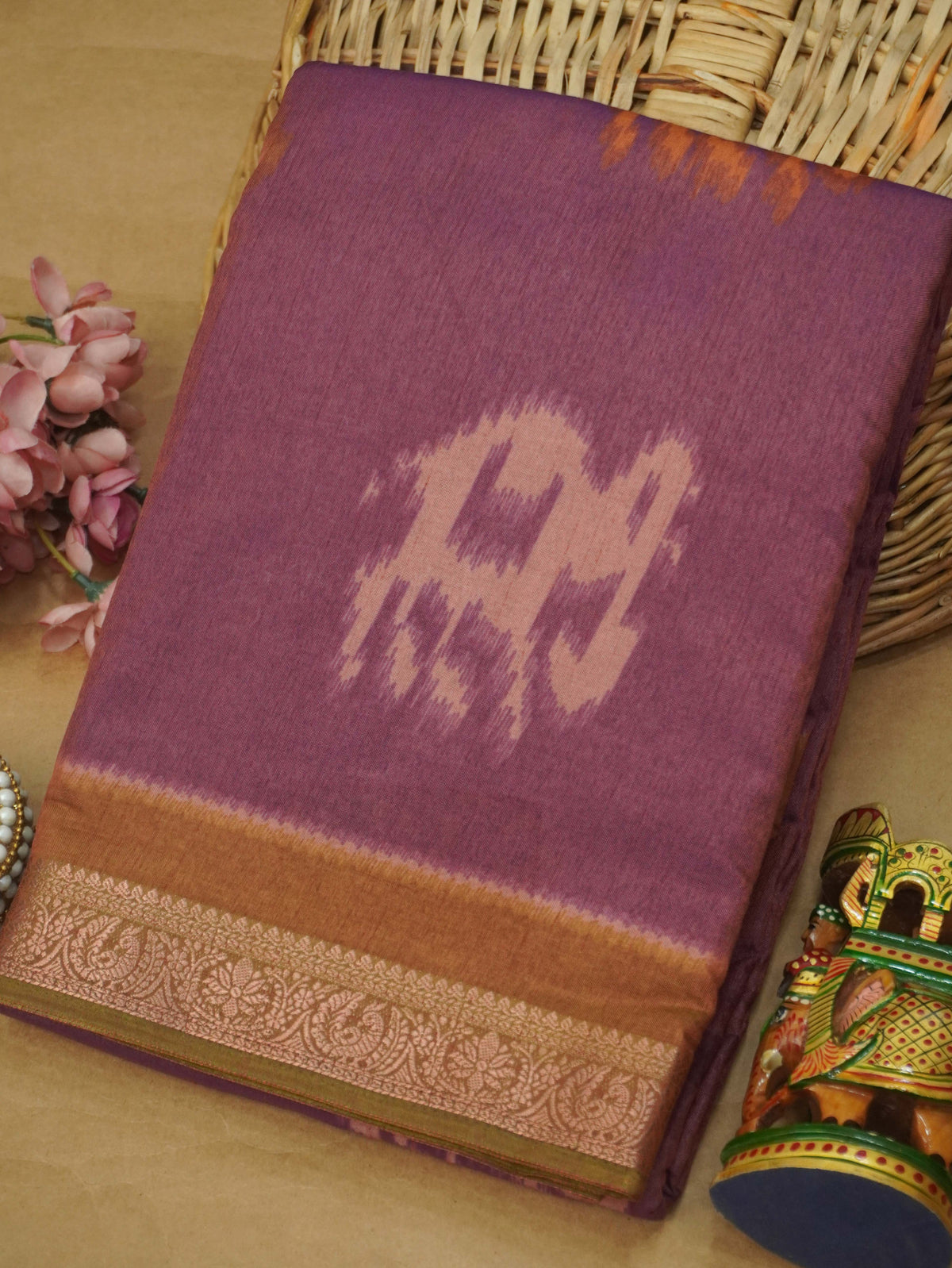 Semi Kanchi Silk Saree | TTDS3659
