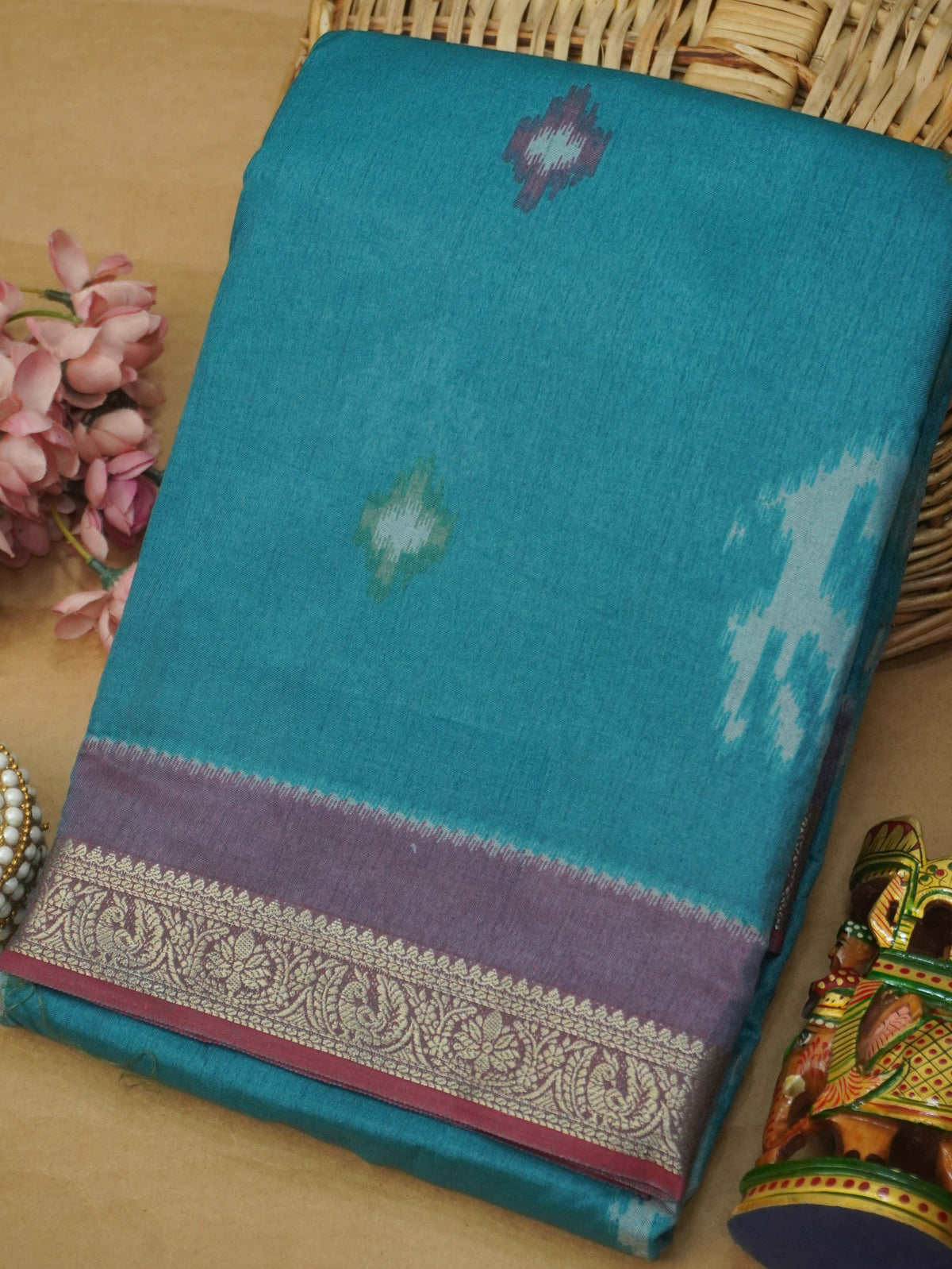 Semi Kanchi Silk Saree | TTDS3659