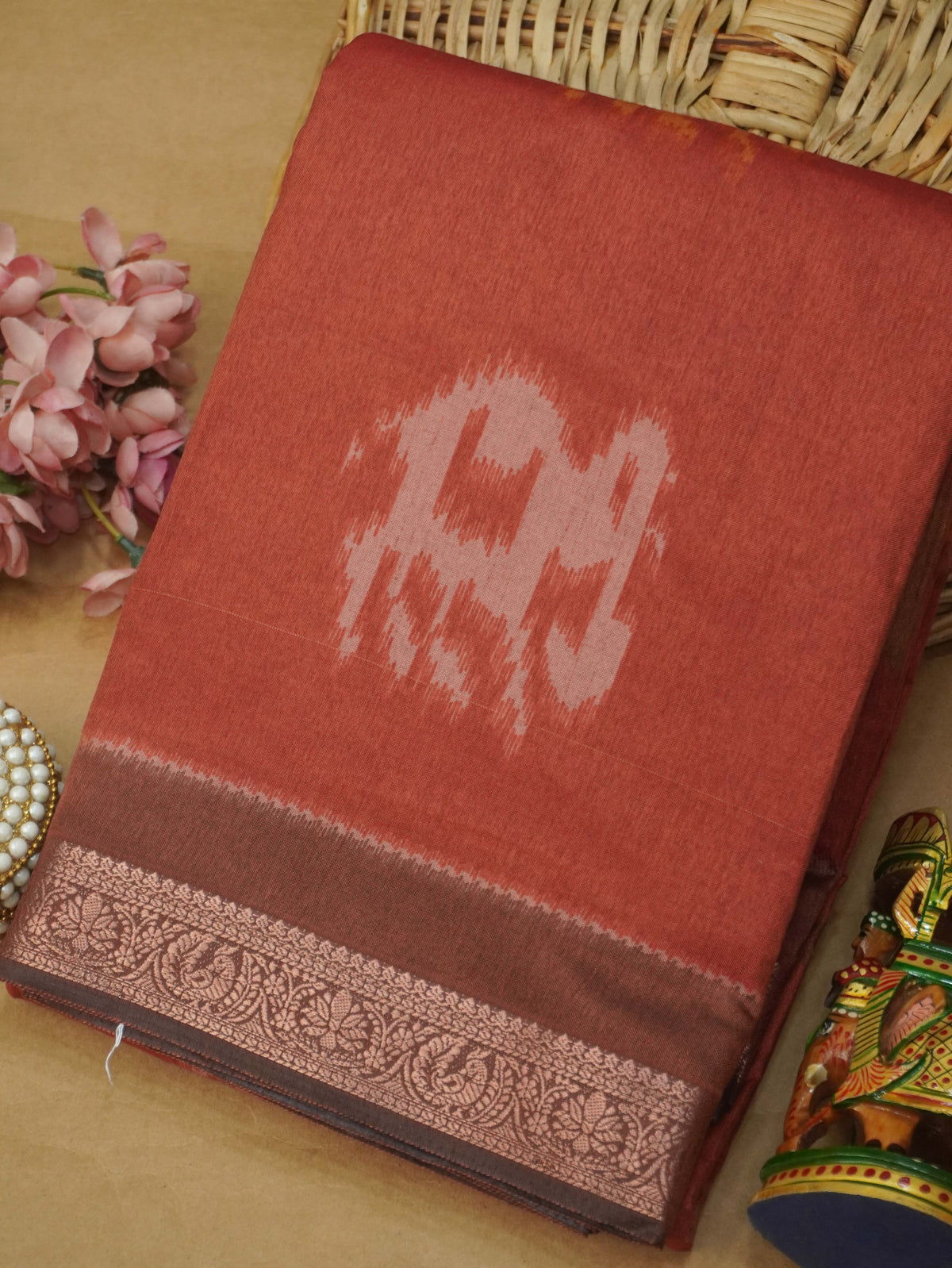 Semi Kanchi Silk Saree | TTDS3659