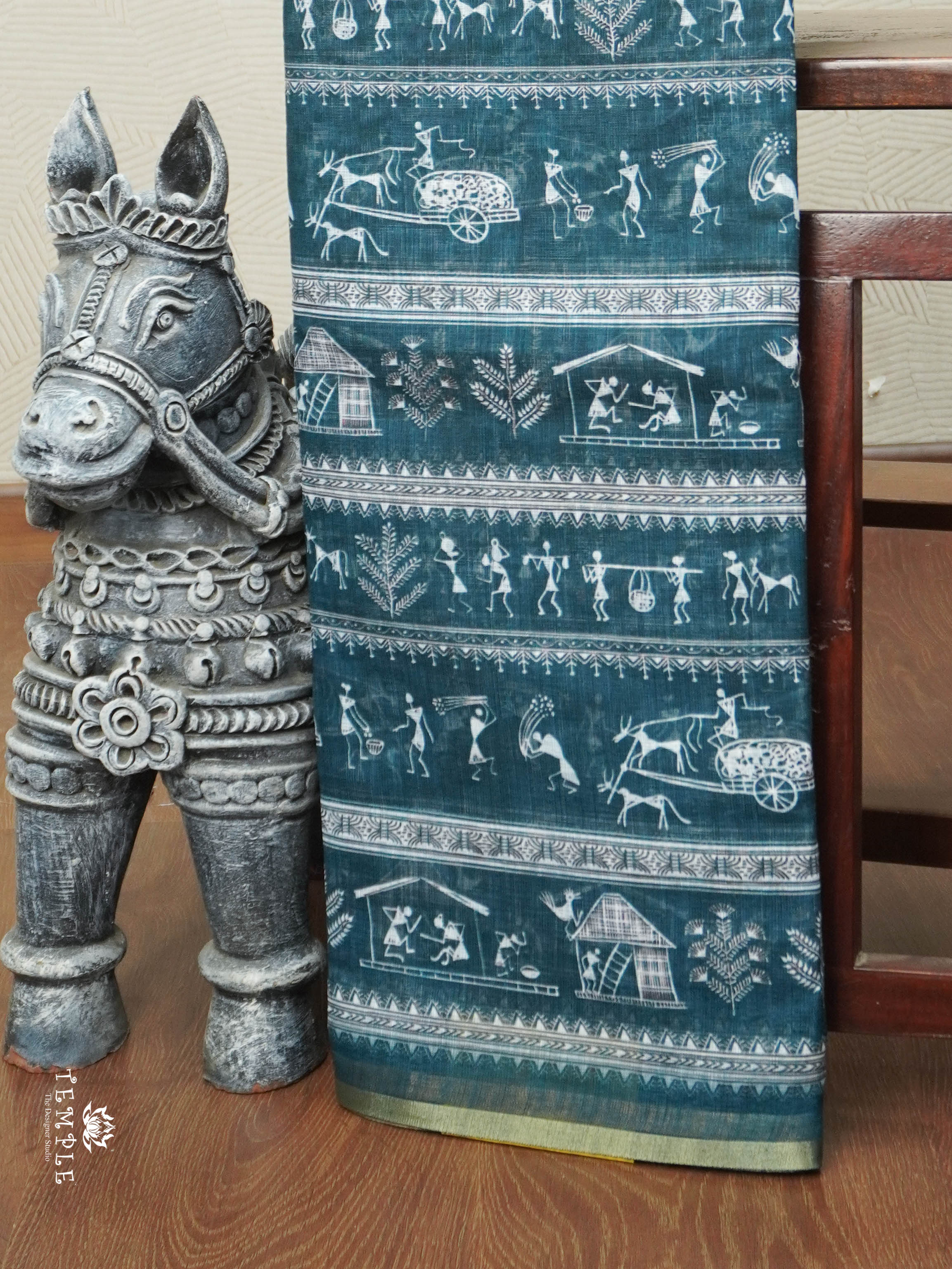 Warli Tribal Print Saree | TTDS2852