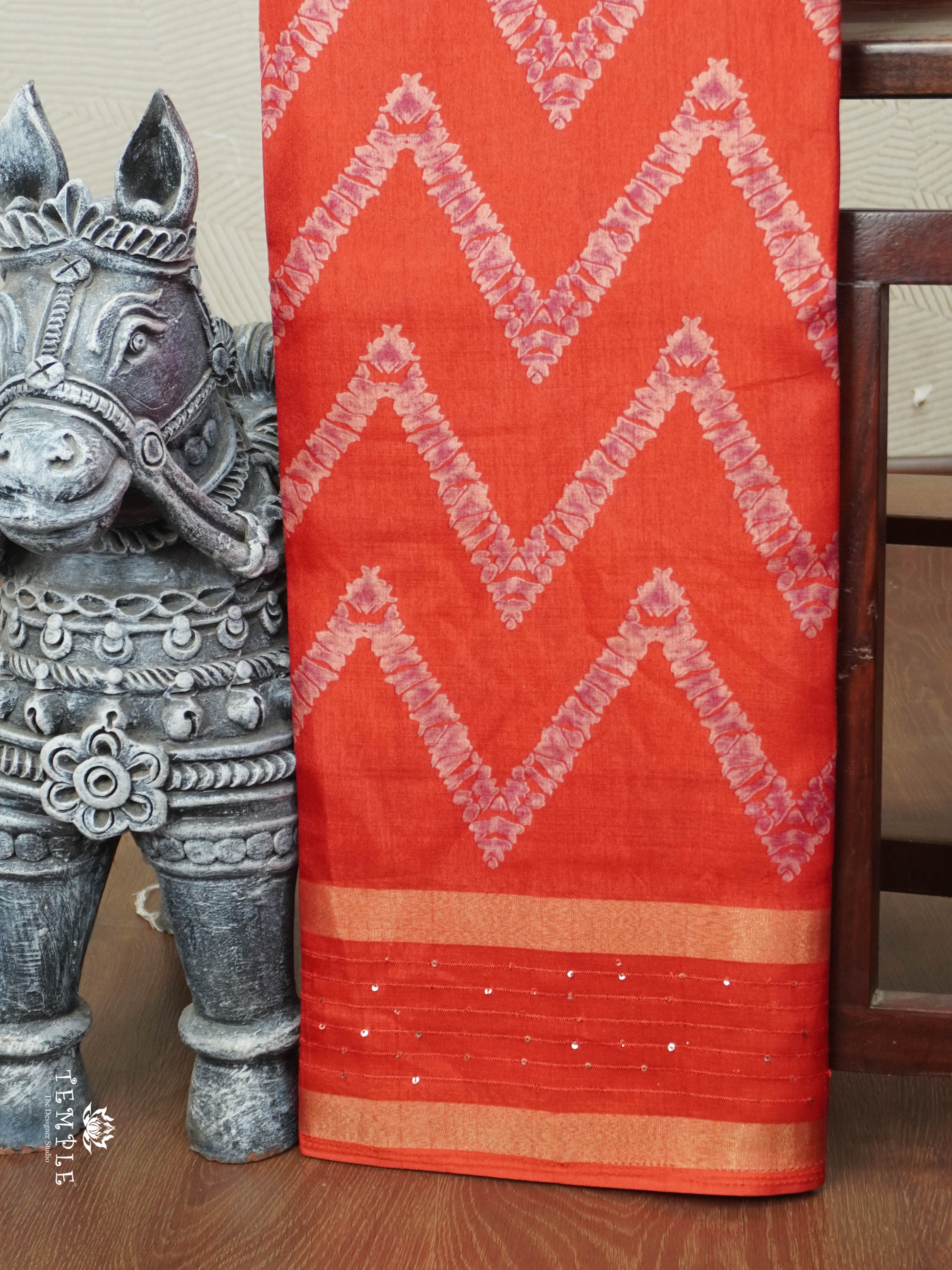 Dola Sequins Saree | TTDS2826