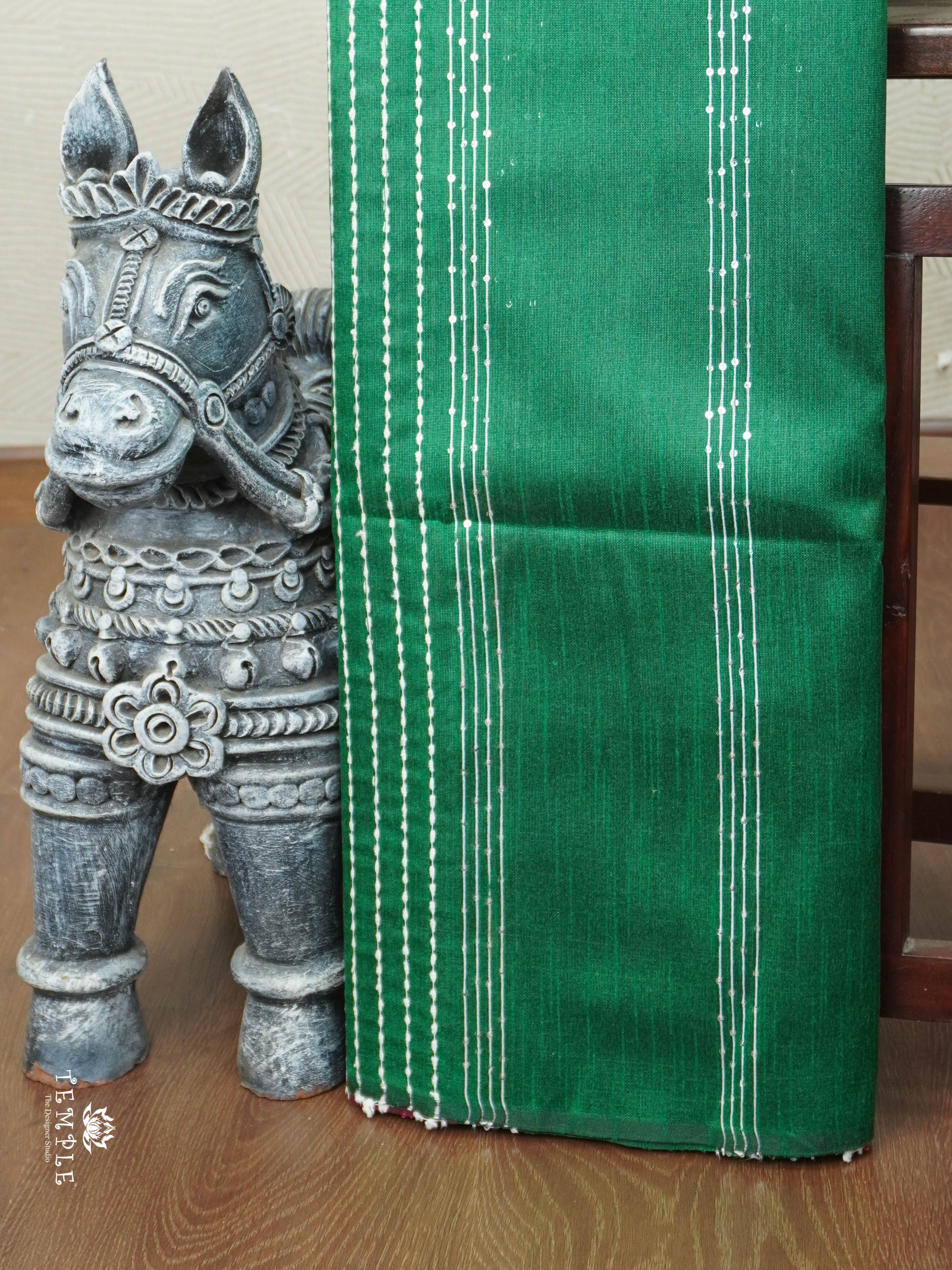 Raw Silk Saree with sequins Work | TTDS2100