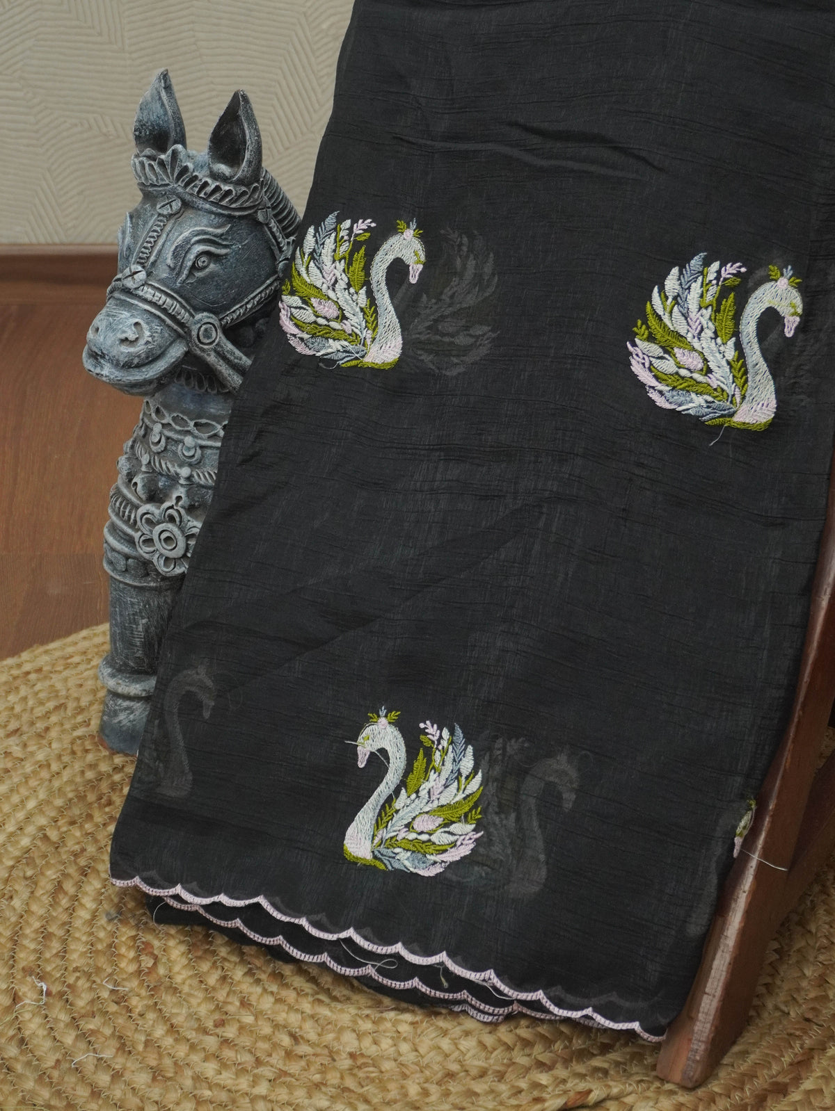 Crush Organza Saree | TTDS3660