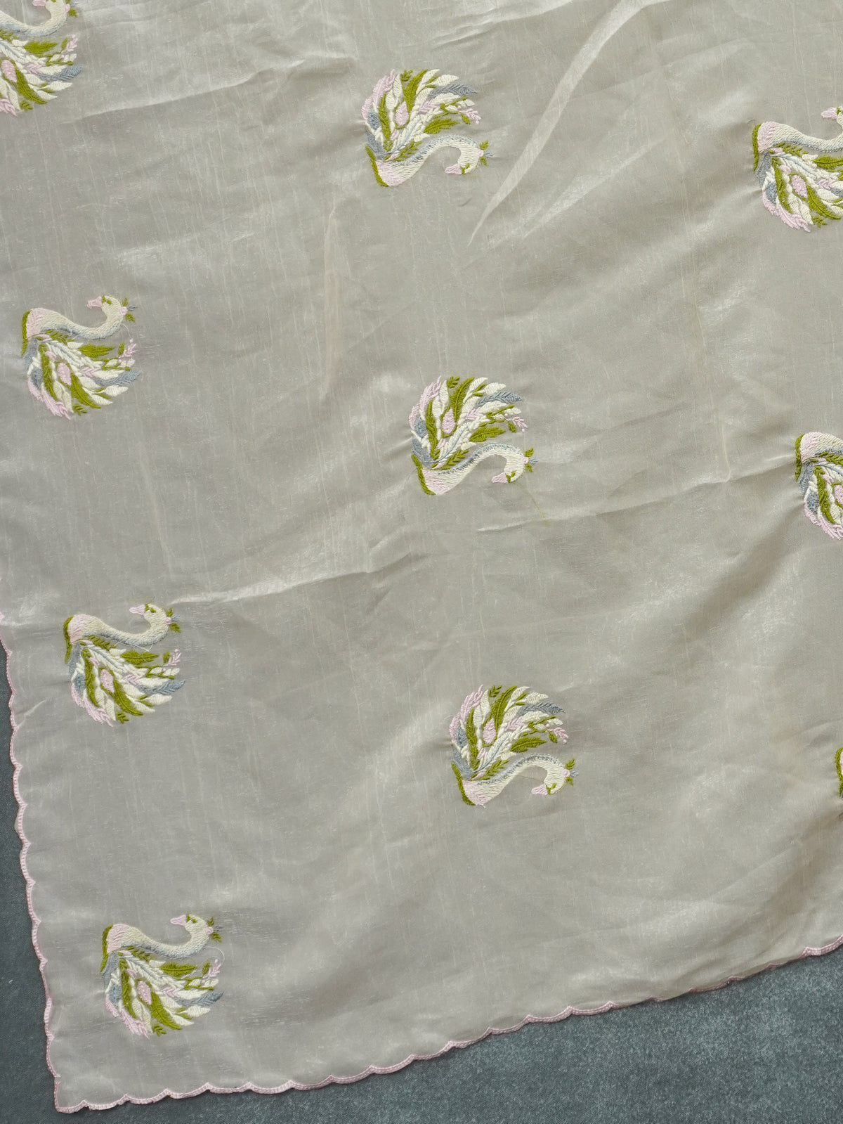 Crush Organza Saree | TTDS3660