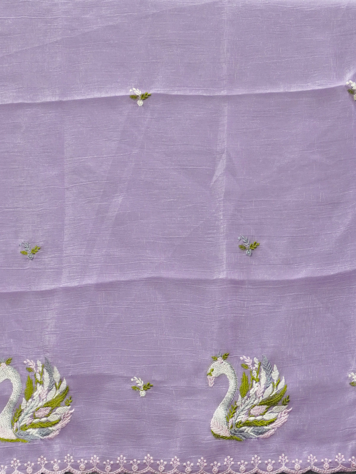 Crushed Organza Saree | TTDS3660