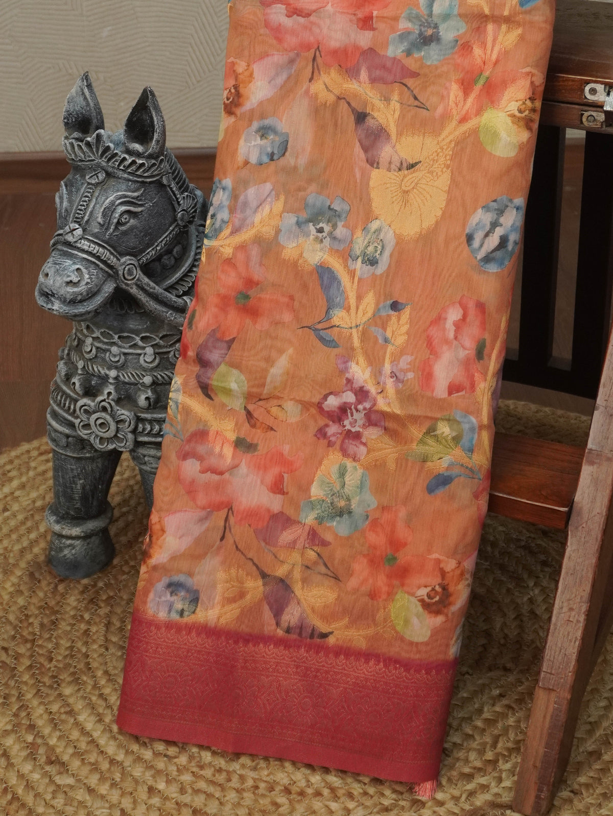 Jute Banarasi Saree | TTDS3680