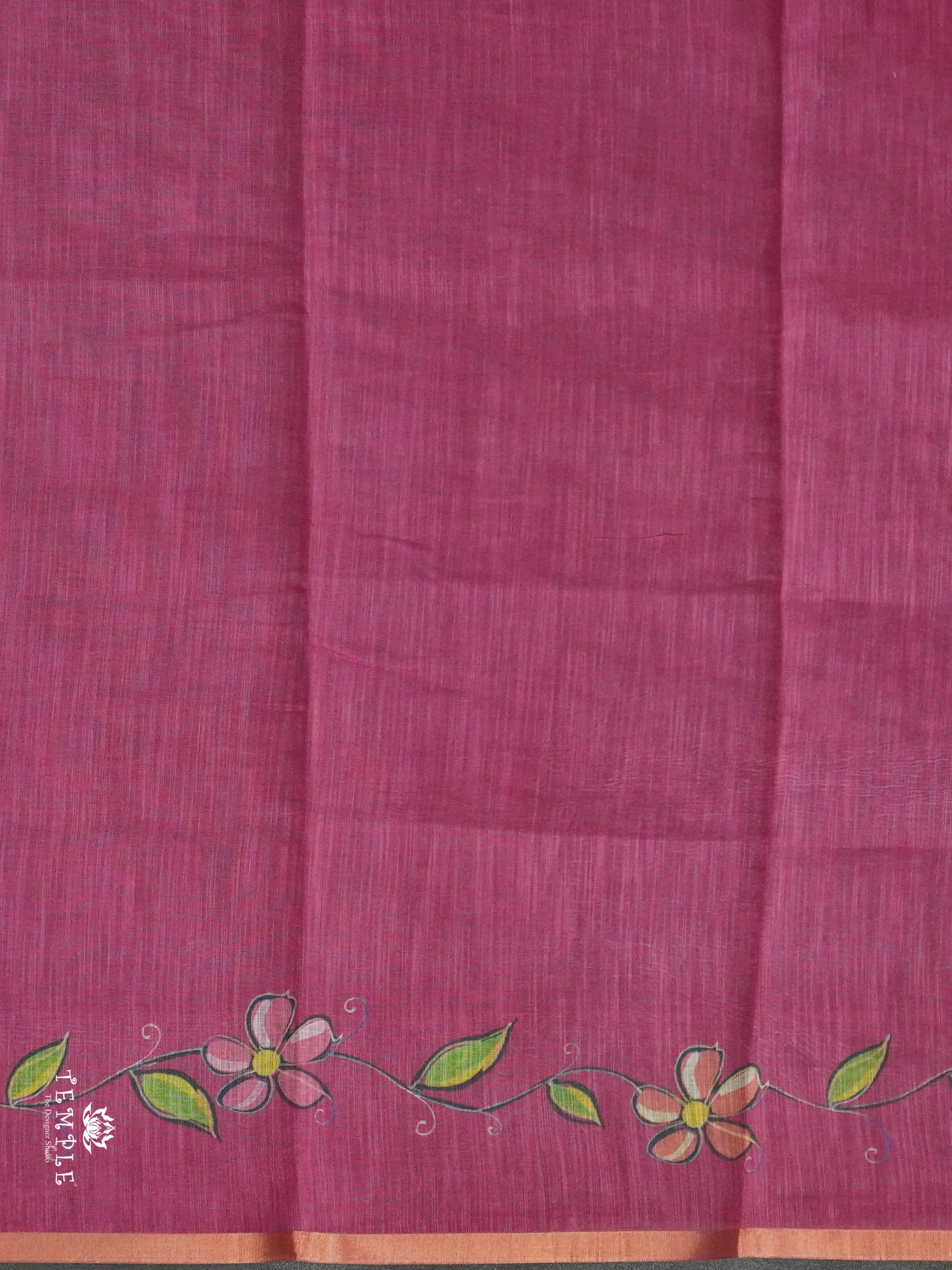 Linen cotton saree | TTDS2814