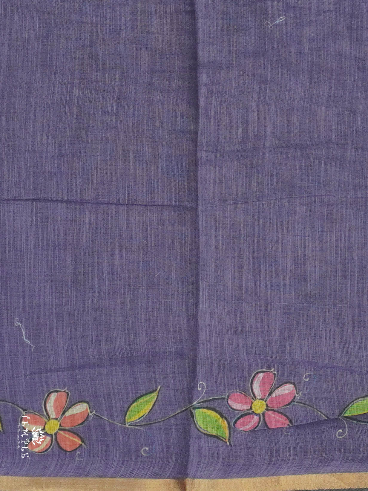 Linen cotton saree | TTDS2814