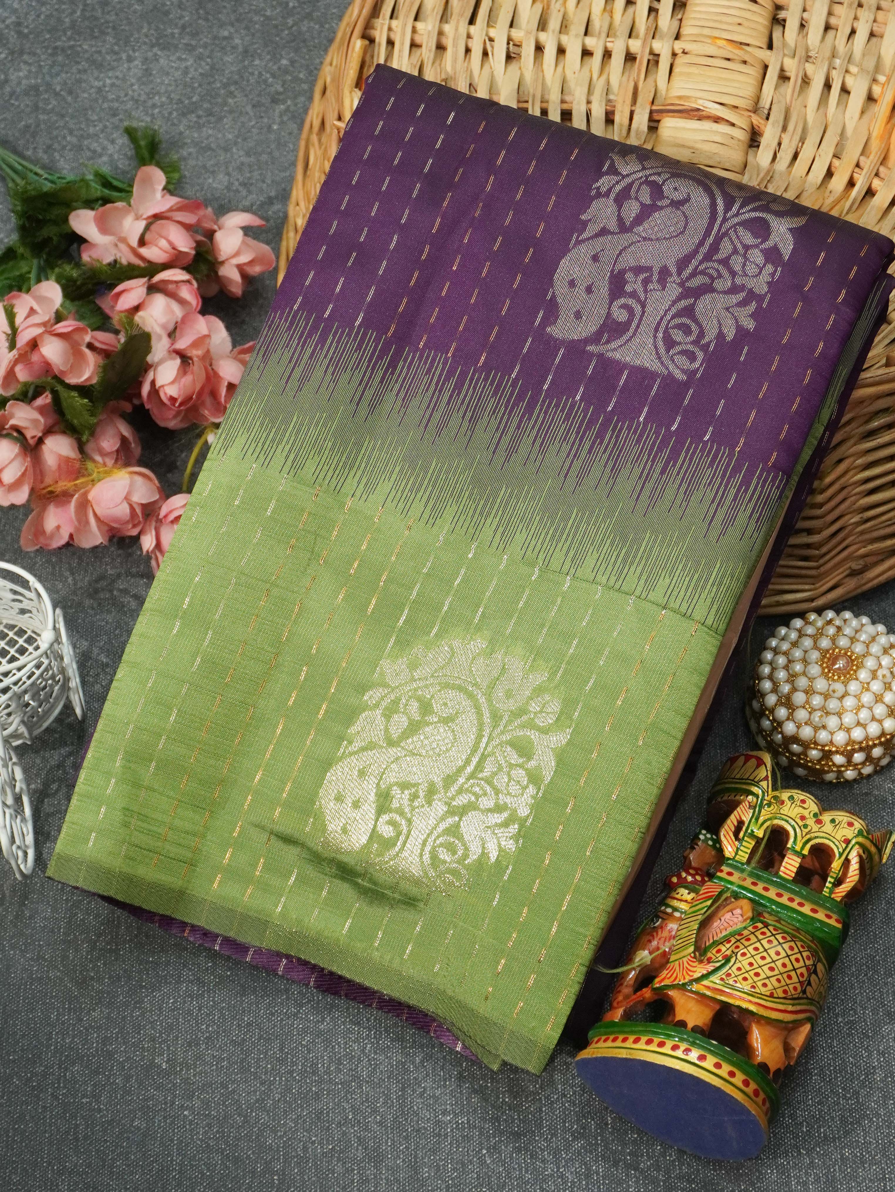 Semi Kanchi Saree | TTDS2661