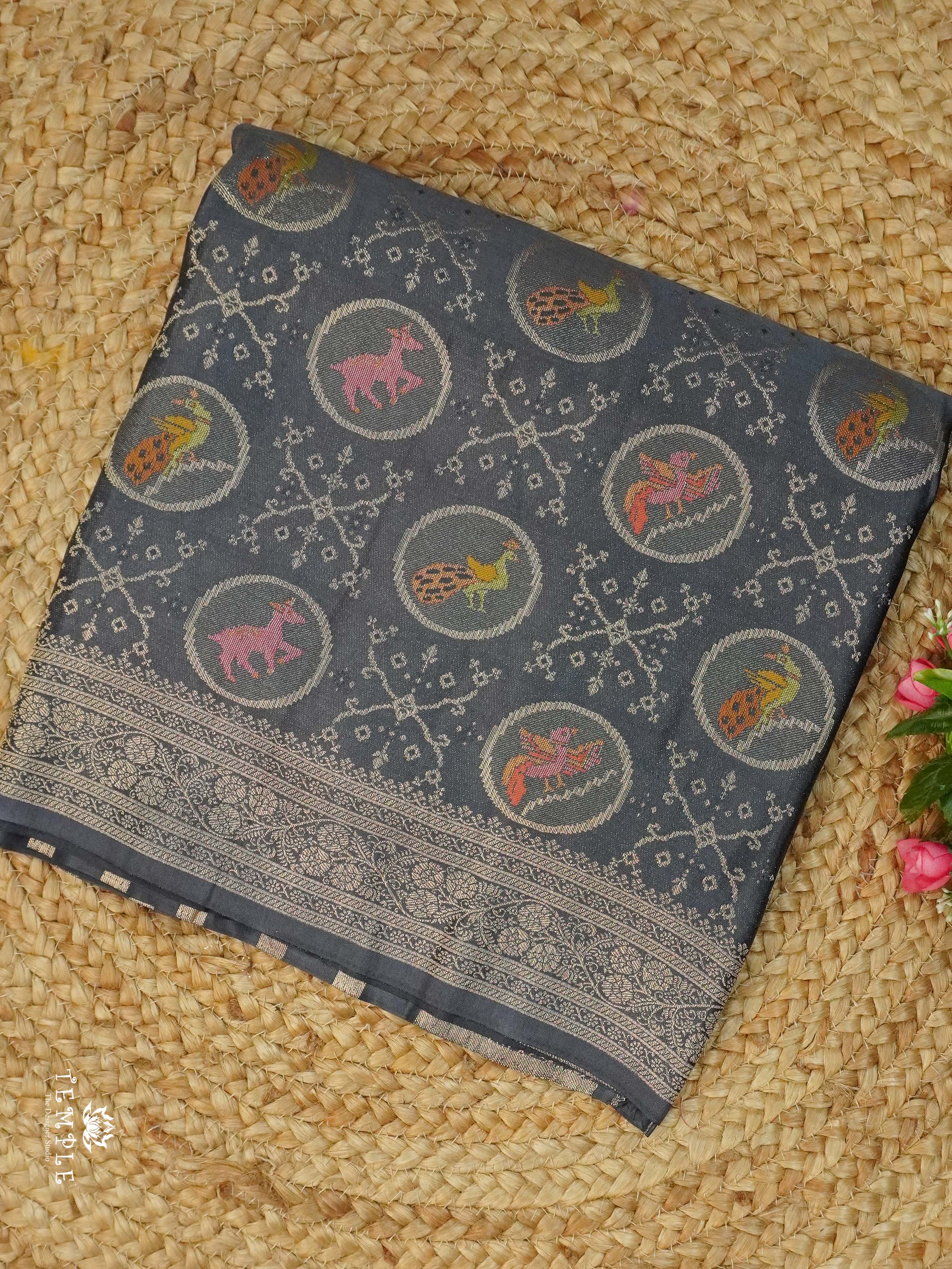 Banarasi Weaved Satin Silk Saree | TTDS2370