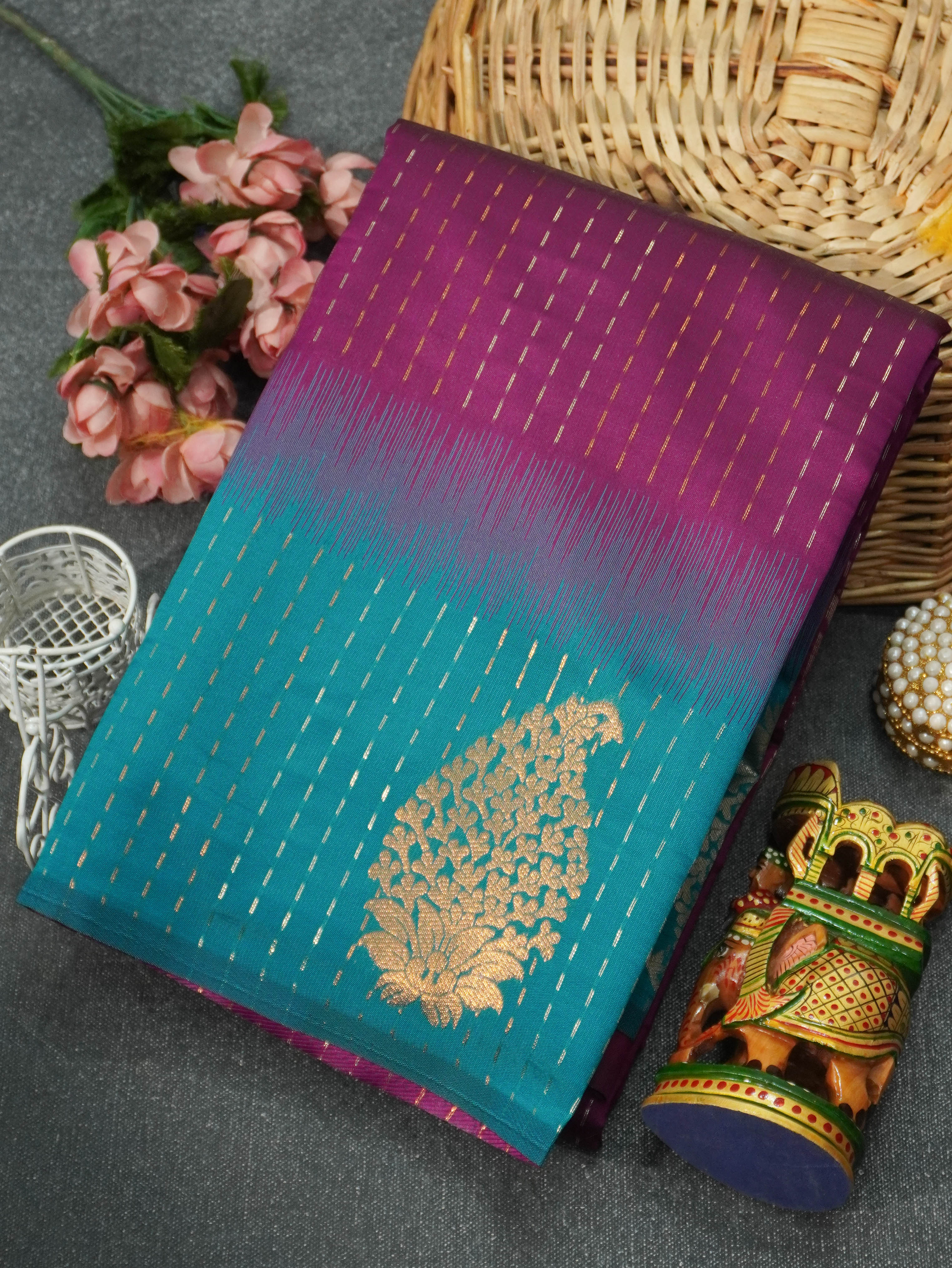 Semi Kanchi Saree | TTDS3242