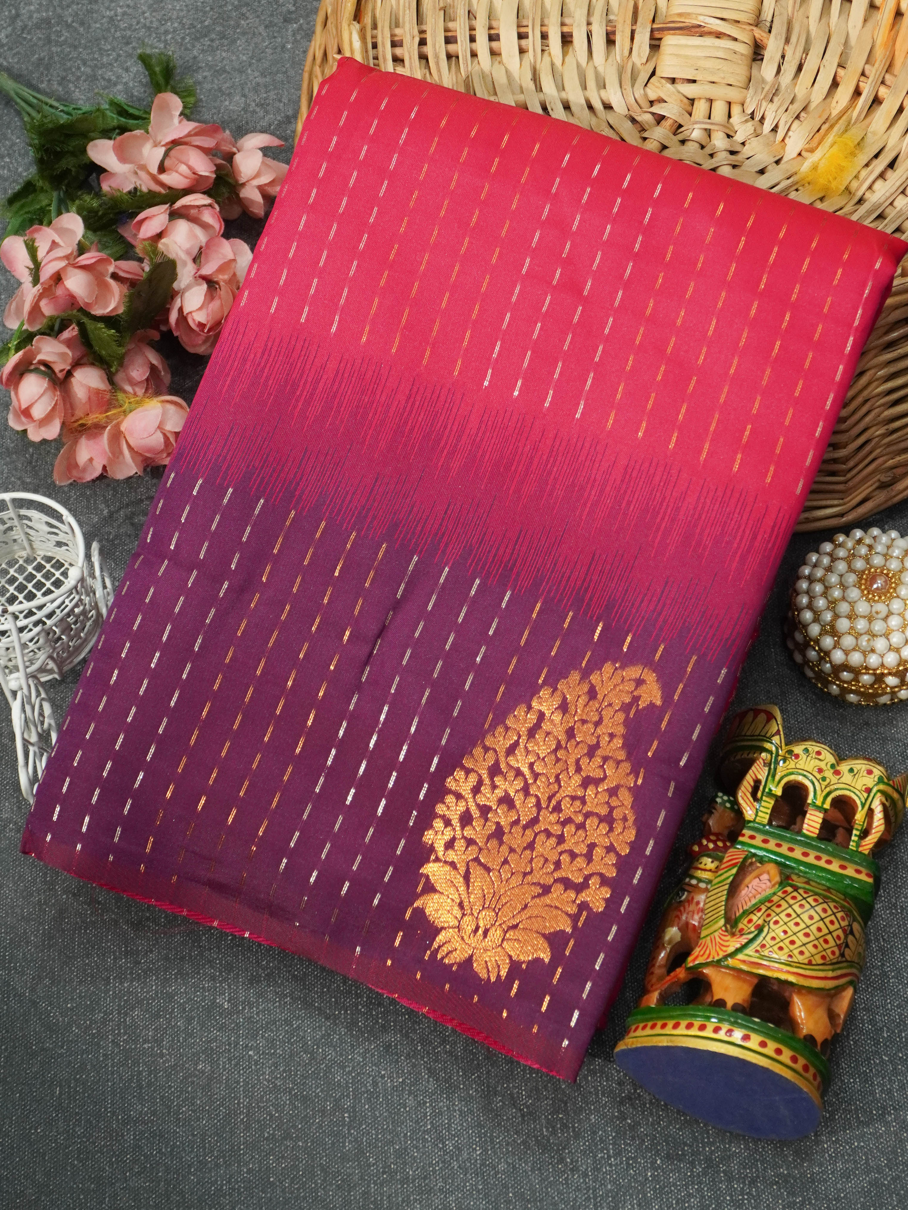 Semi Kanchi Saree | TTDS3242
