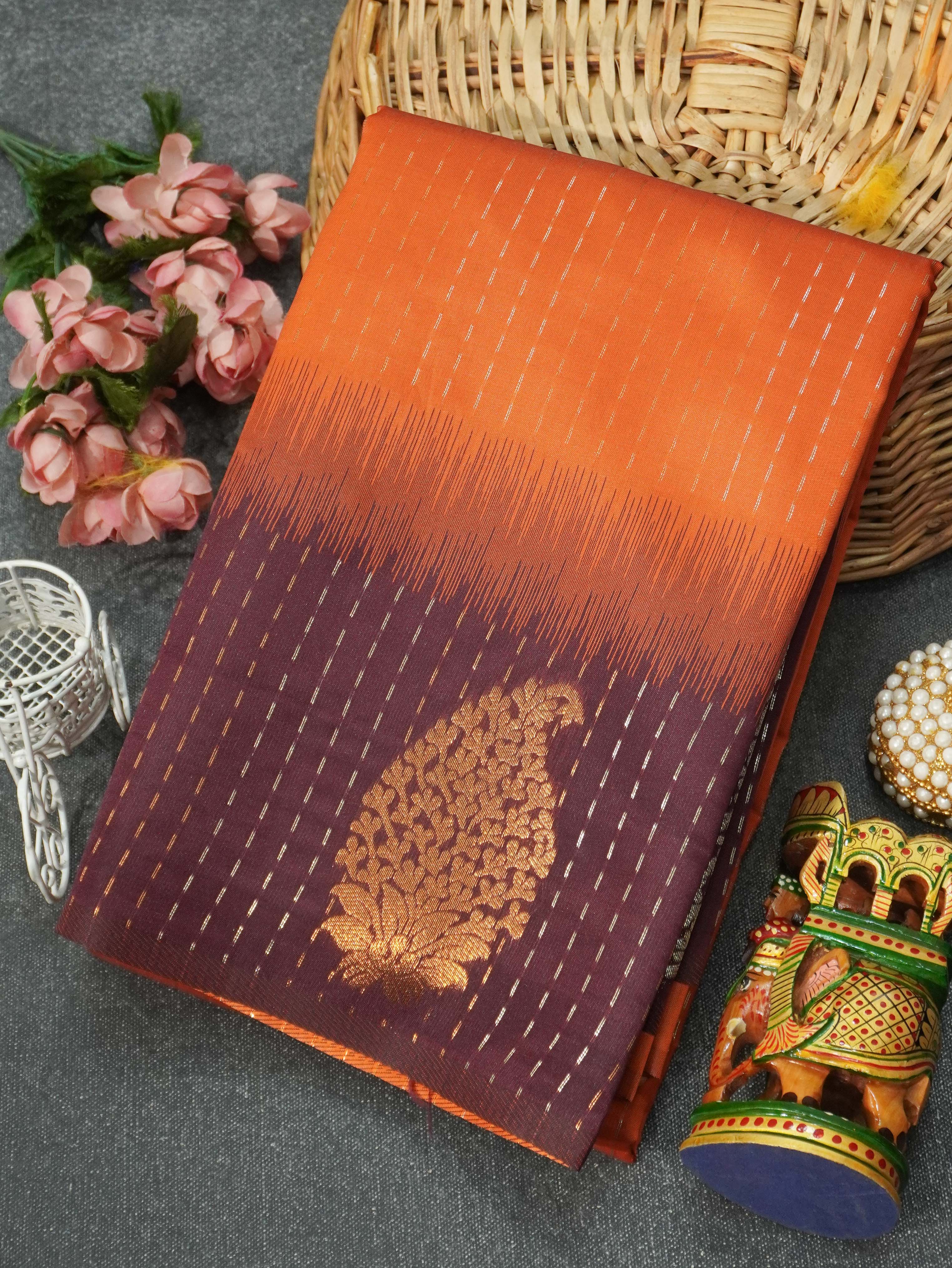 Semi Kanchi Saree | TTDS3242