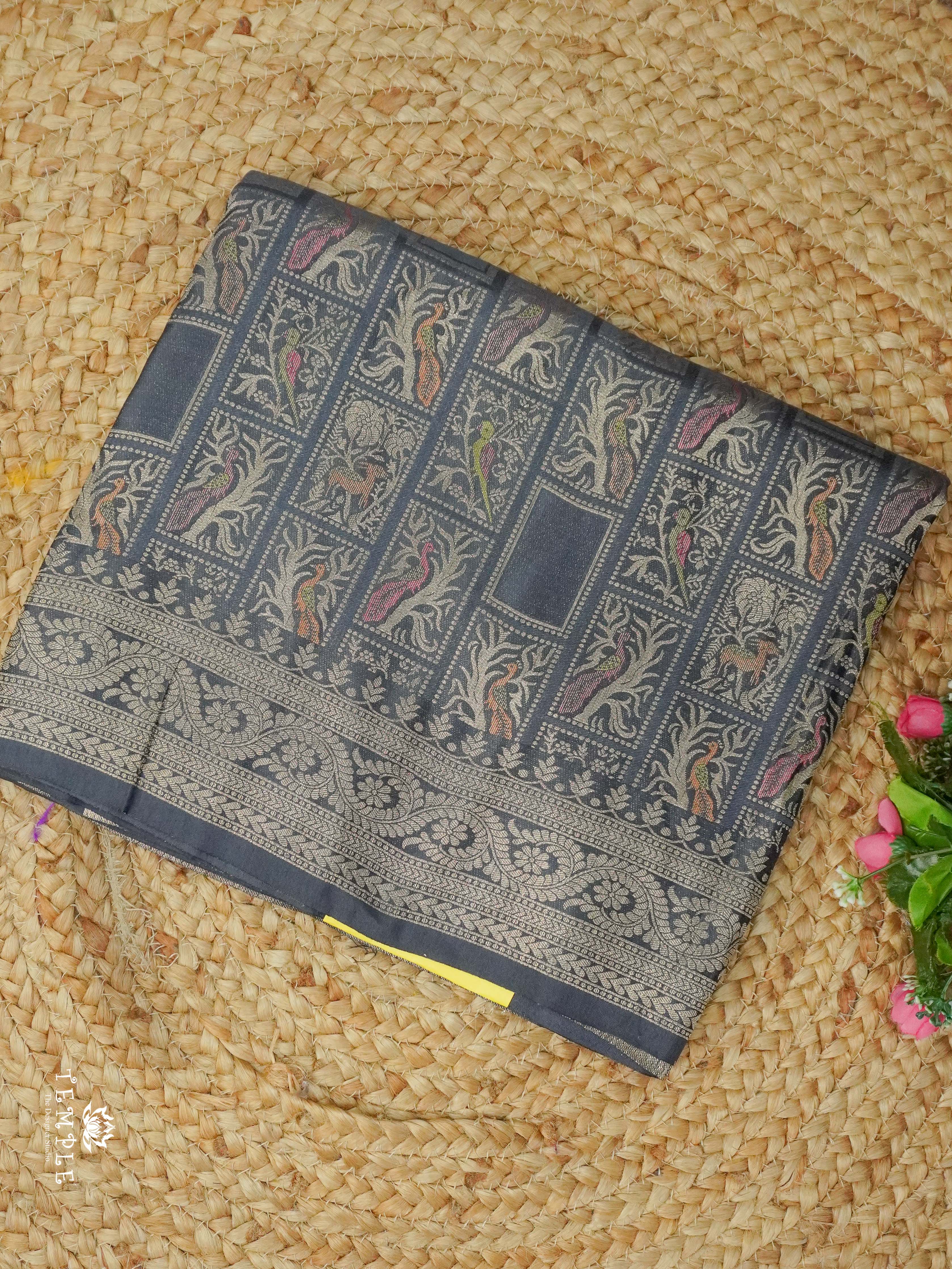Banarasi Silk saree With Peacock Motifs | TTDS2331