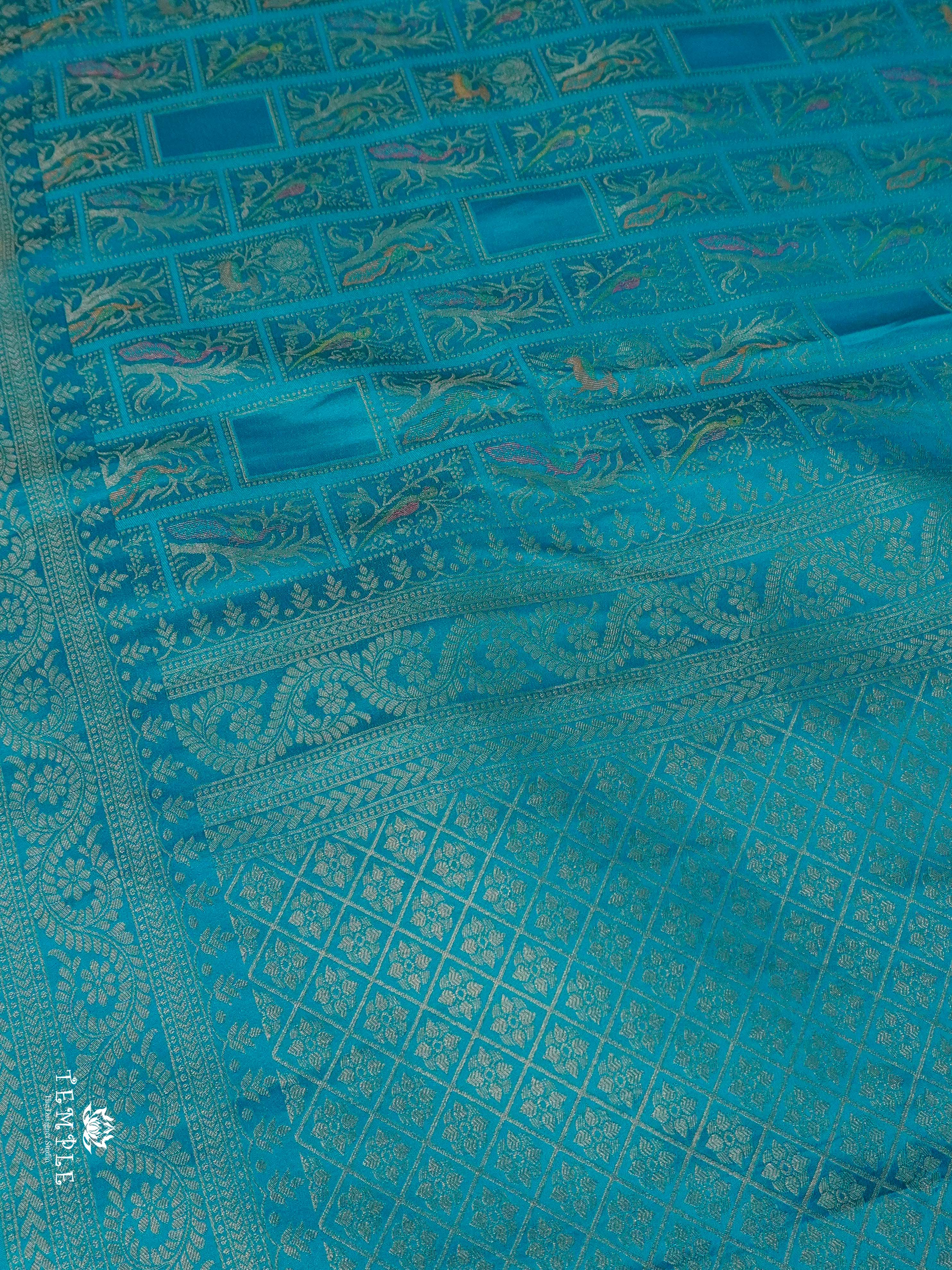 Banarasi Silk saree With Peacock Motifs | TTDS2331