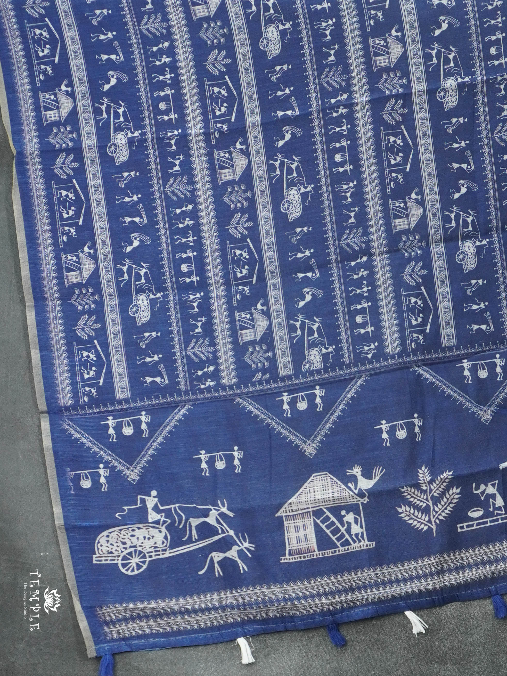 Warli Tribal Print Saree | TTDS2852