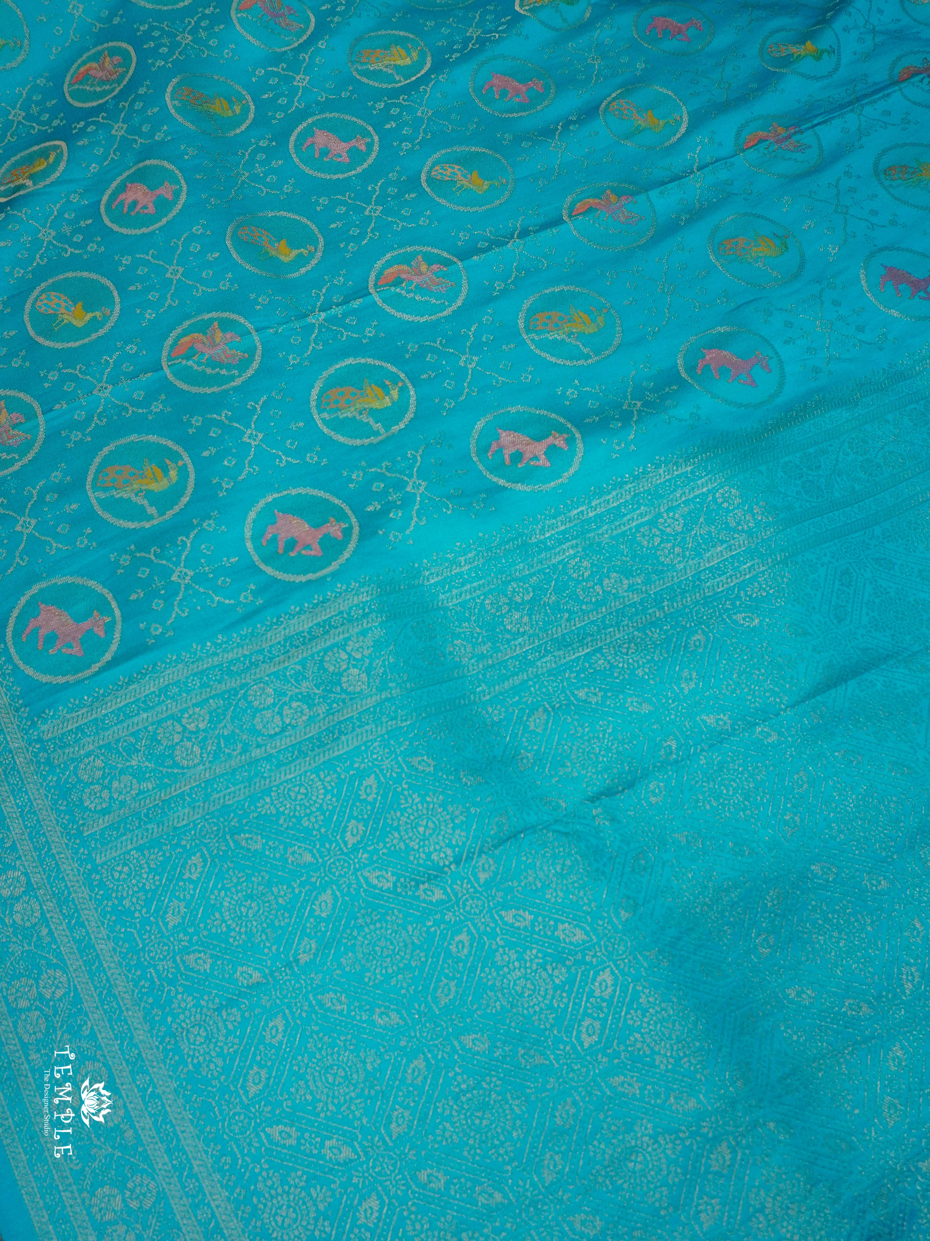 Banarasi Weaved Satin Silk Saree | TTDS2370