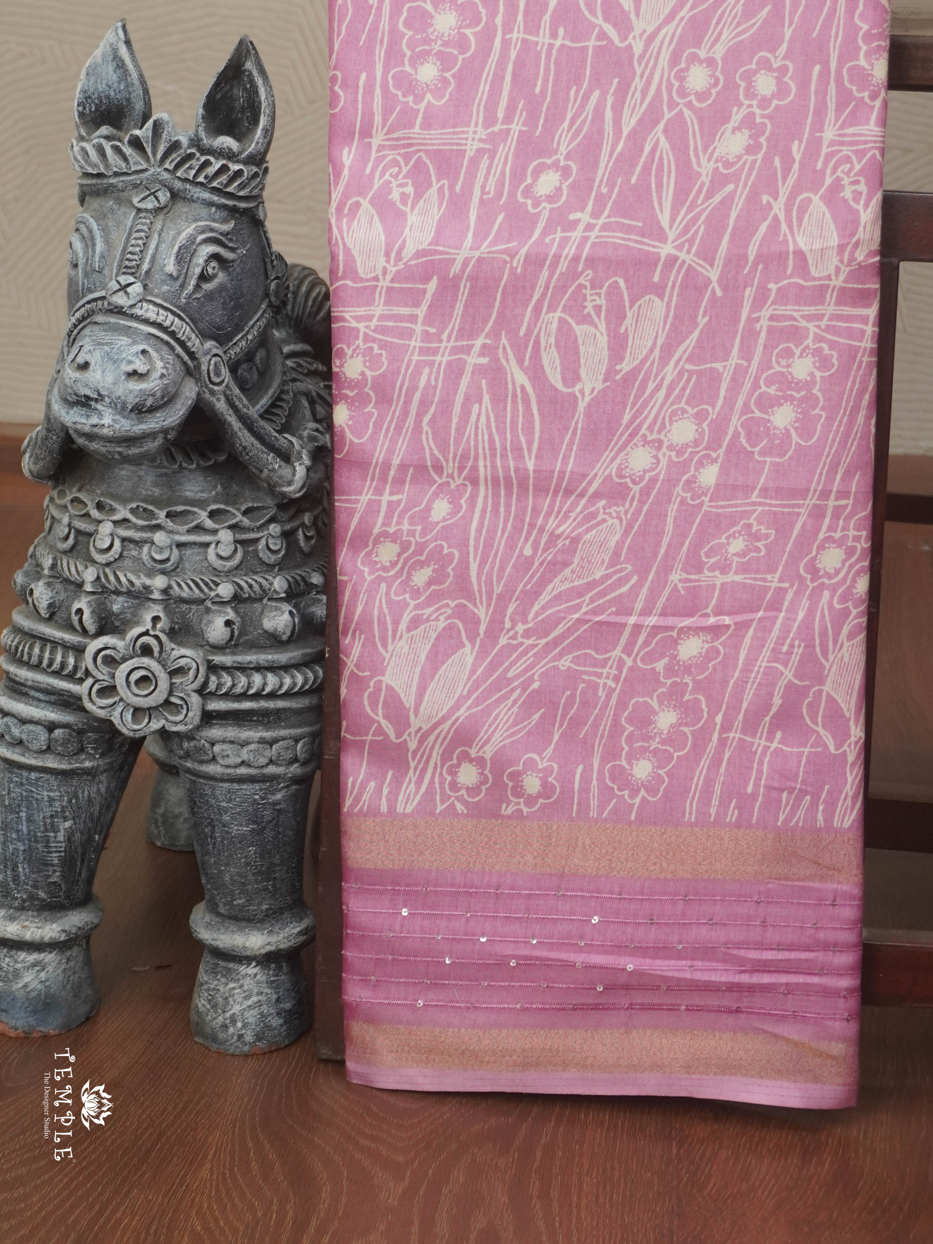 Dola Sequins Saree | TTDS2828