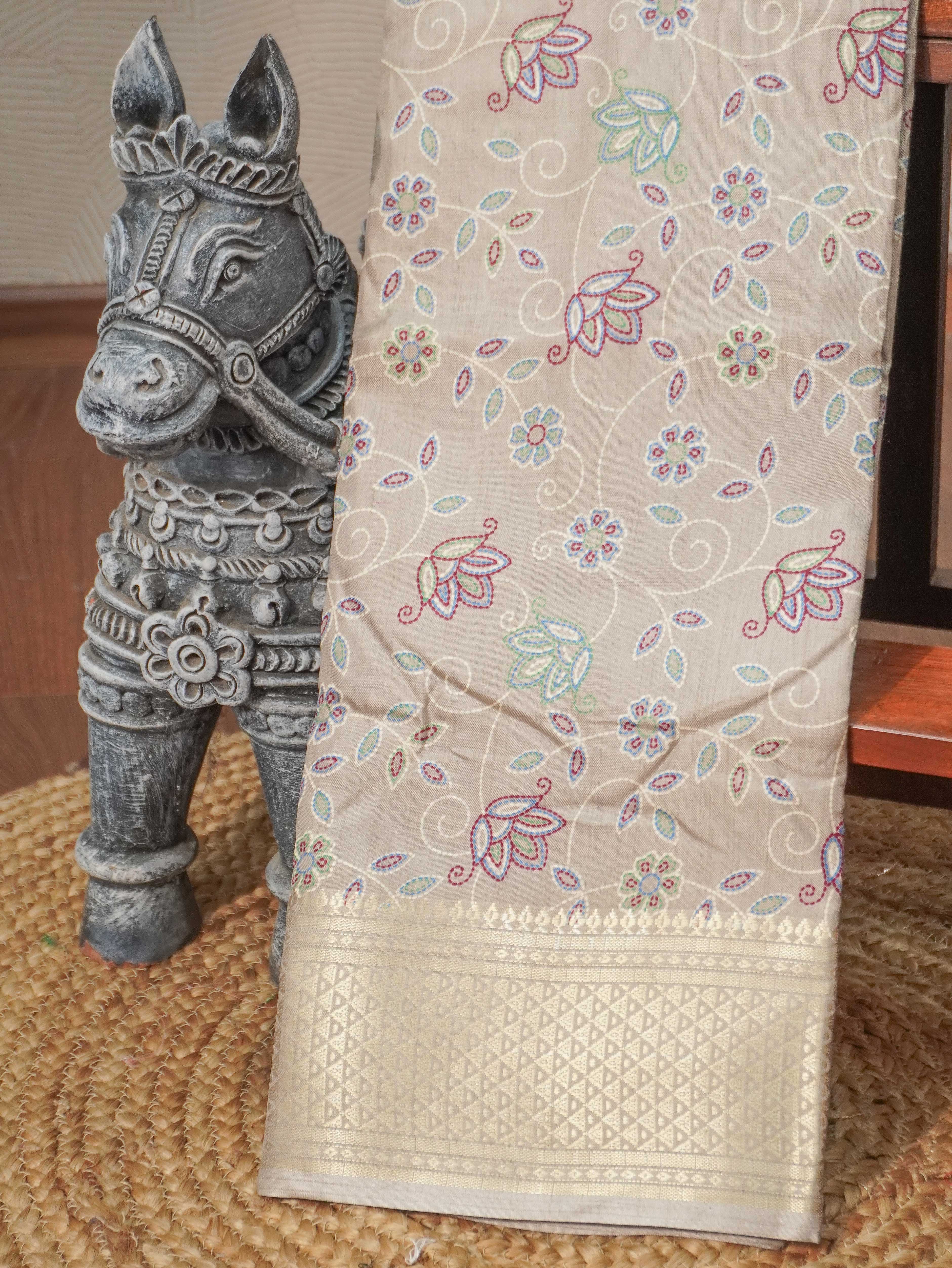 Printed Dola Saree | TTDS3259