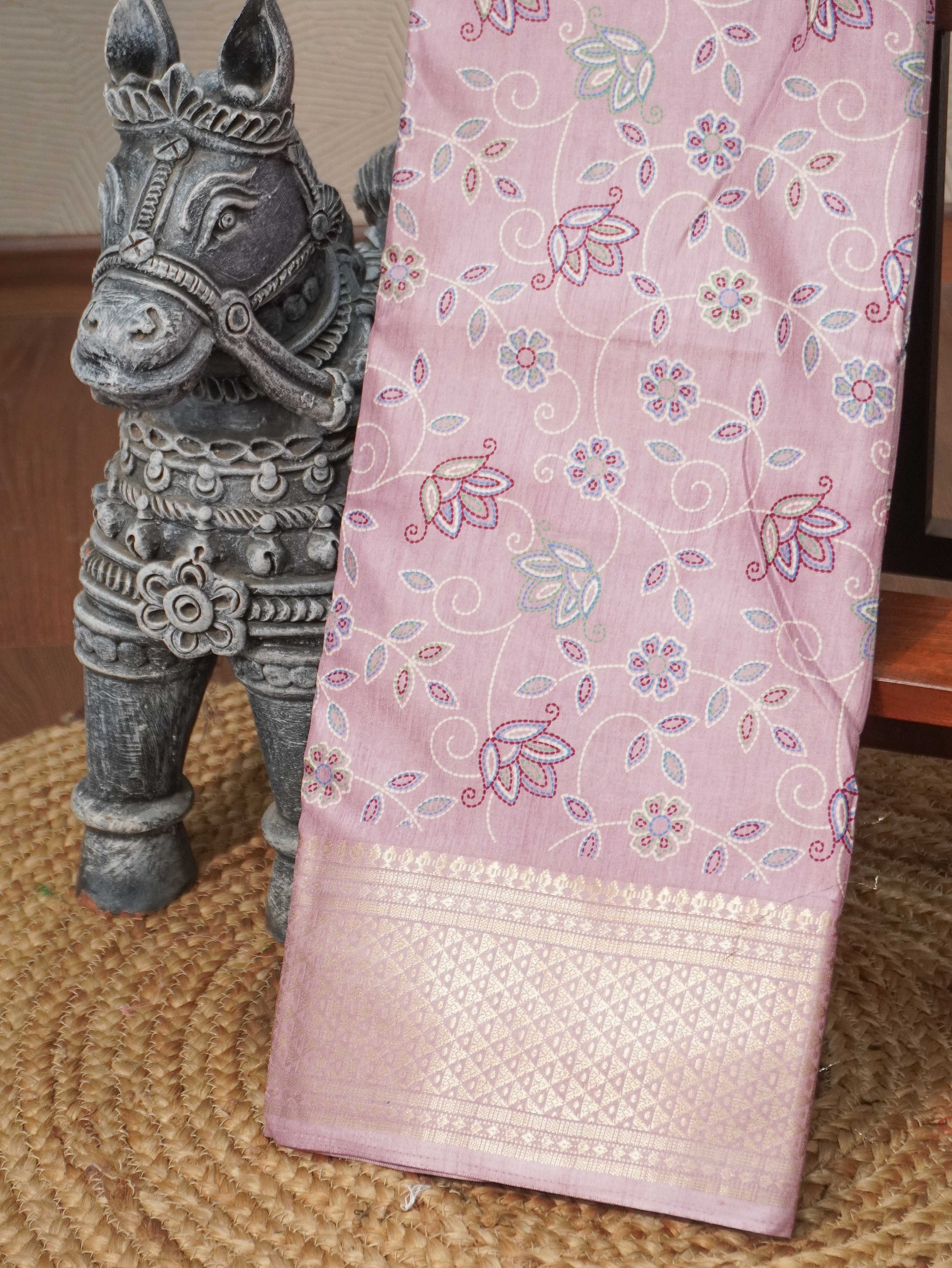Printed Dola Saree | TTDS3259