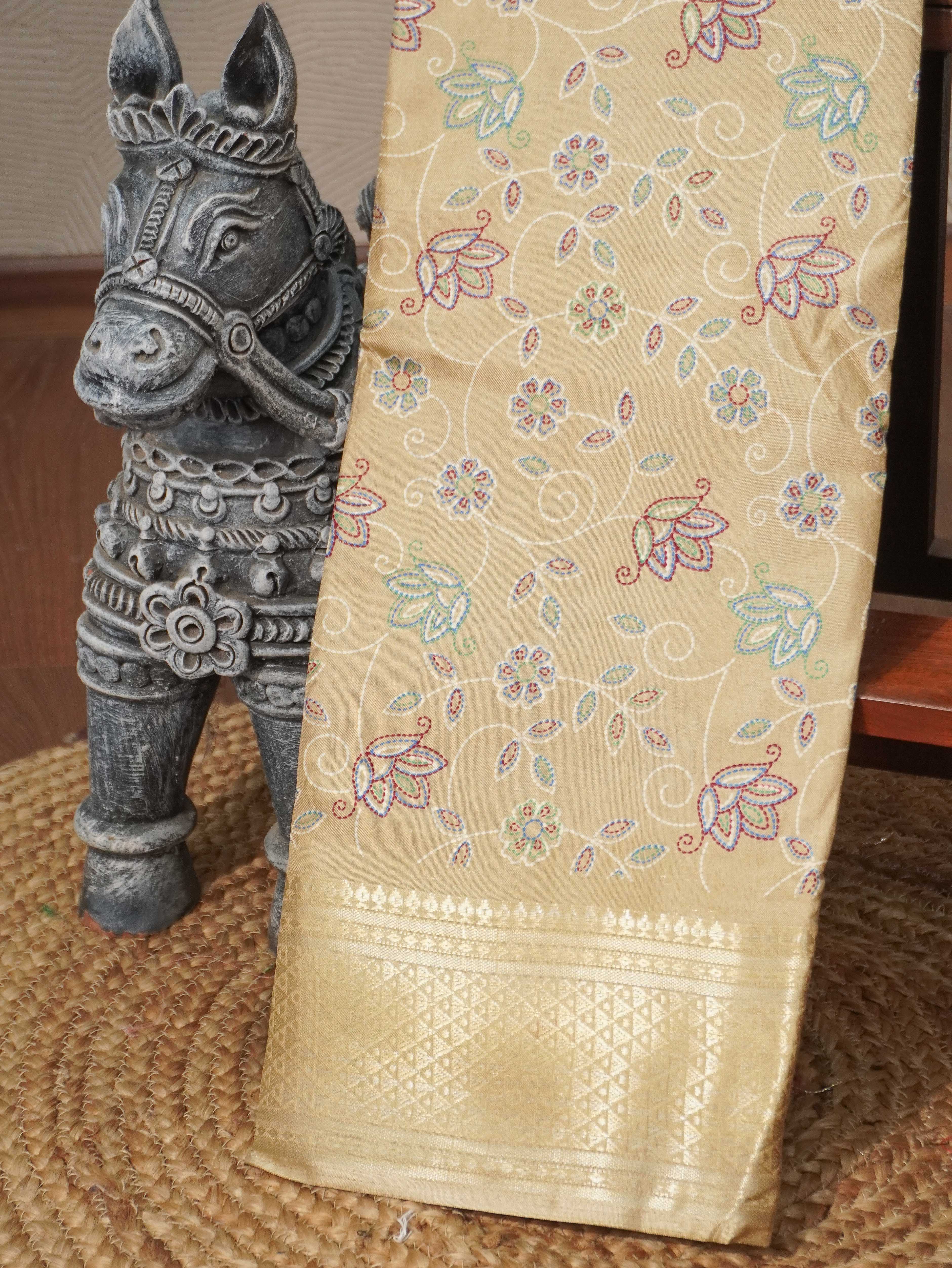 Printed Dola Saree | TTDS3259