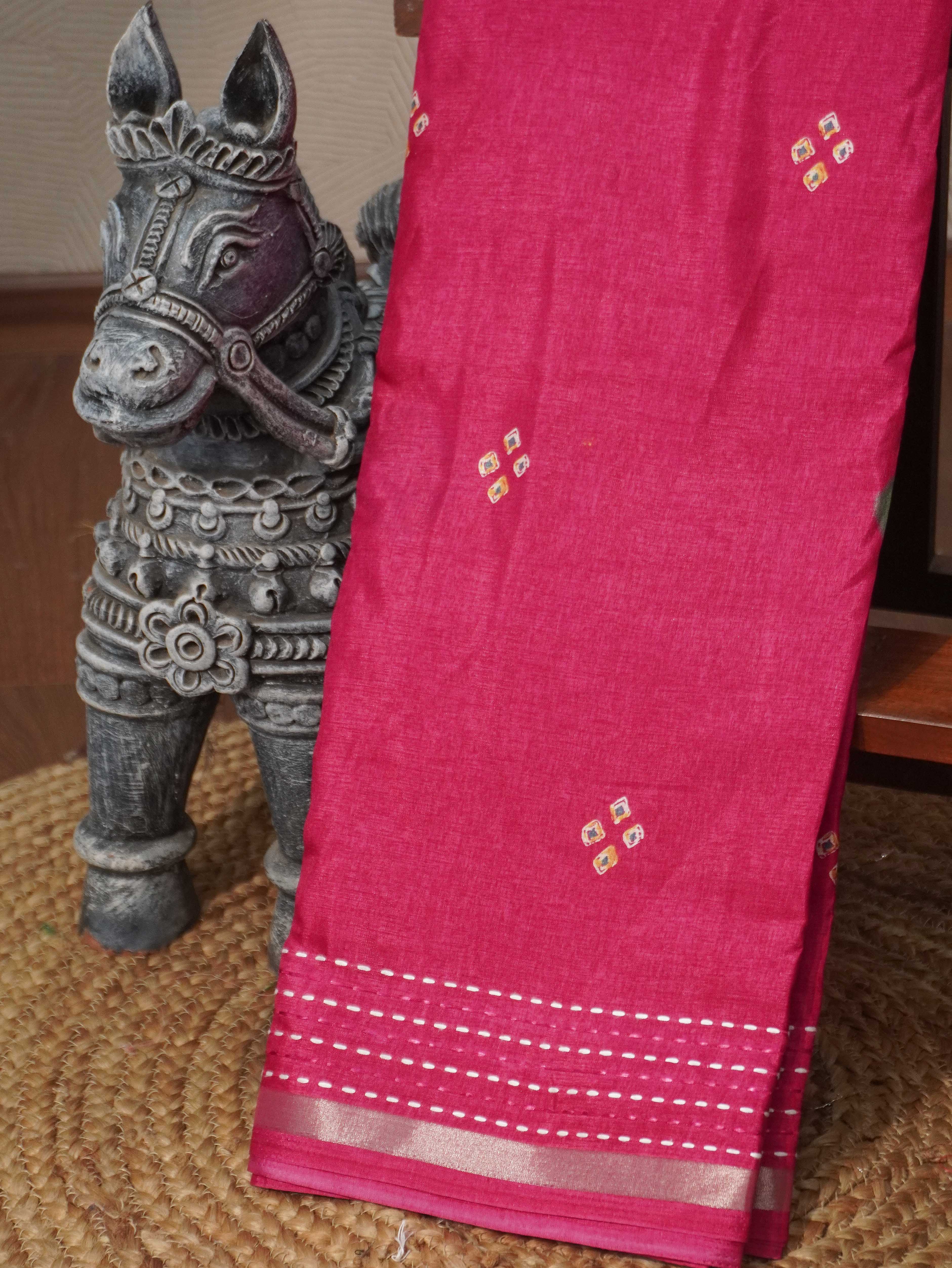 Printed Dola Saree | TTDS3274