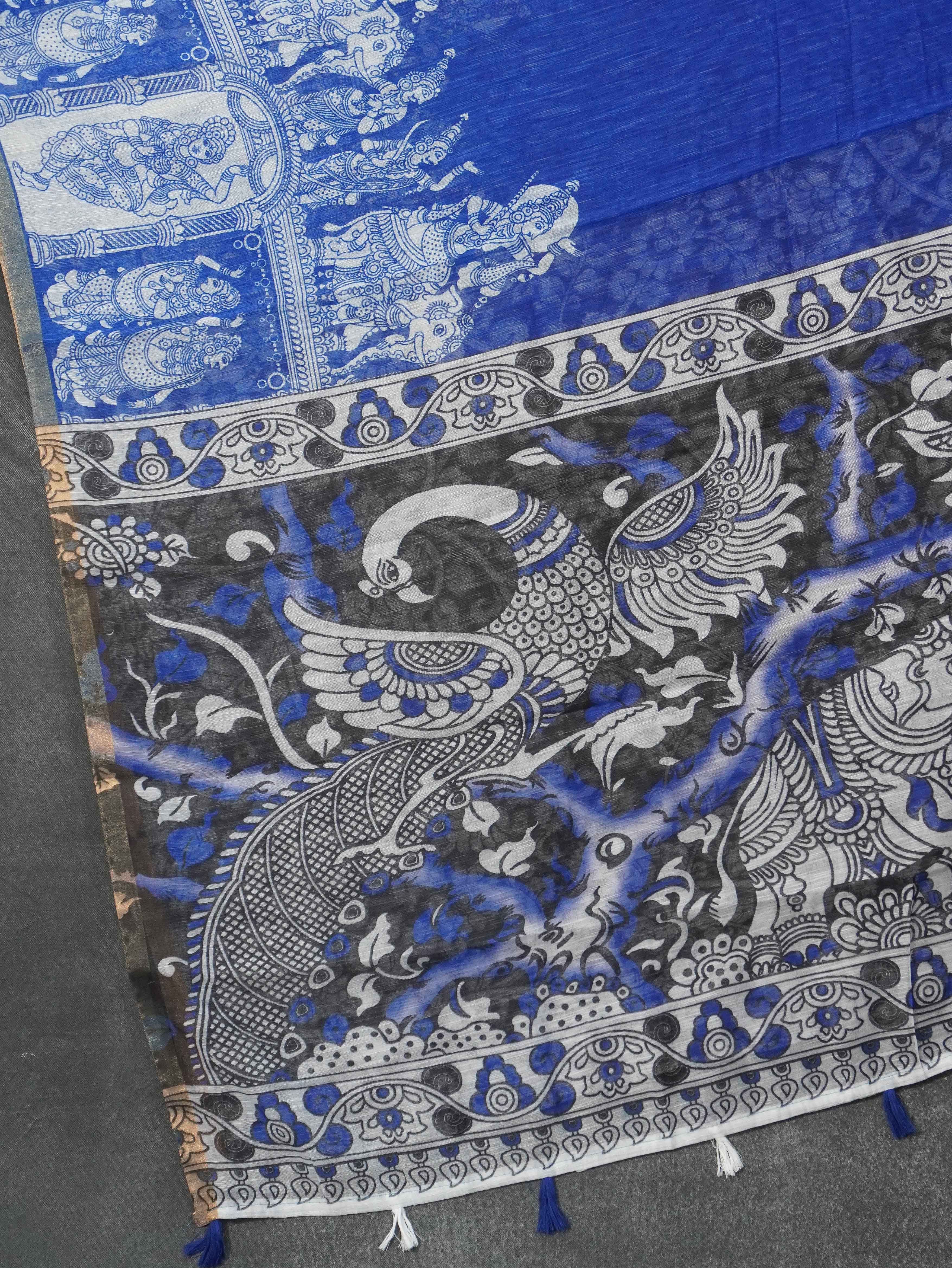 Linen Cotton Saree | TTDS3276