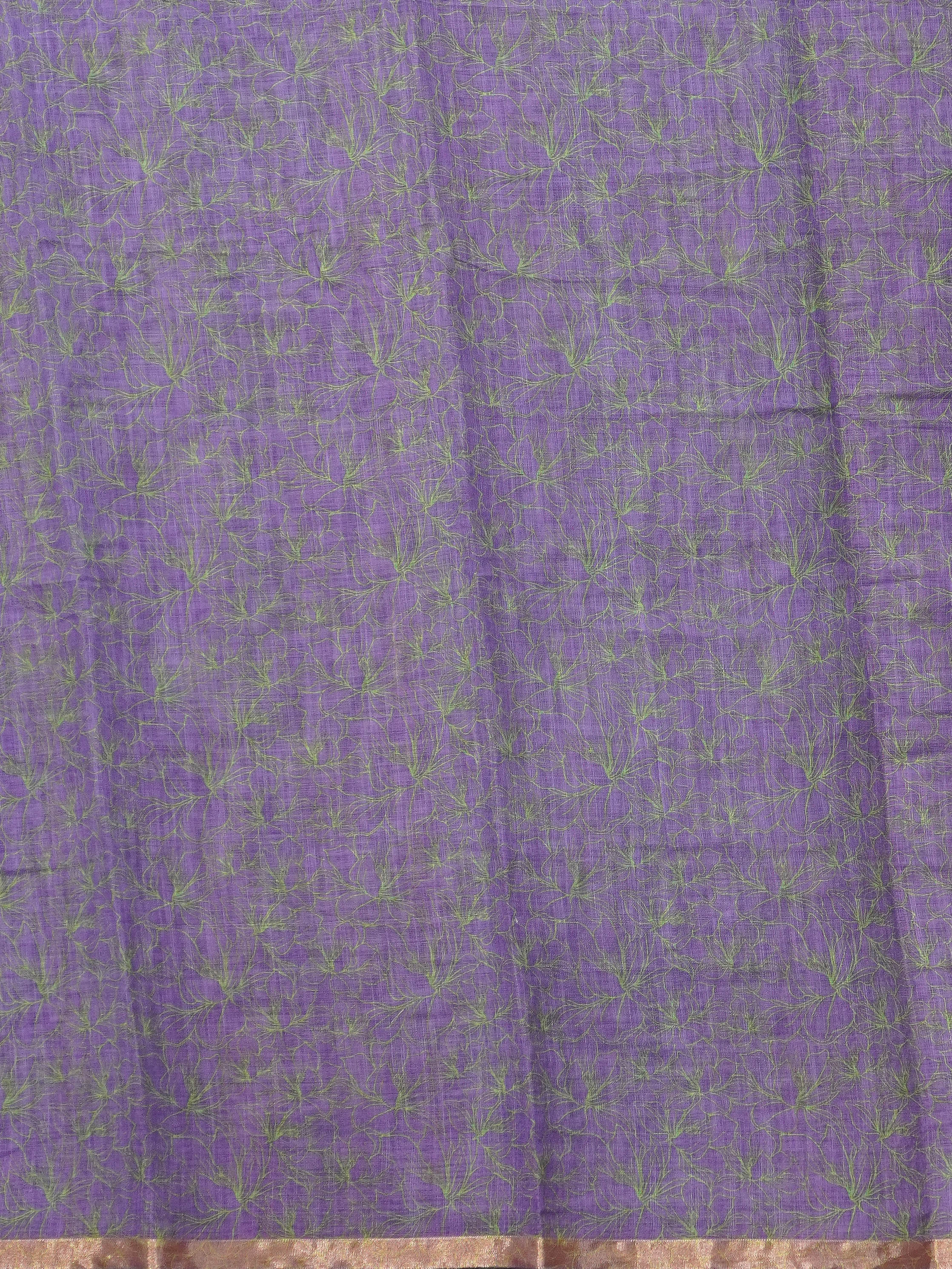 Linen Cotton Saree | TTDS3271