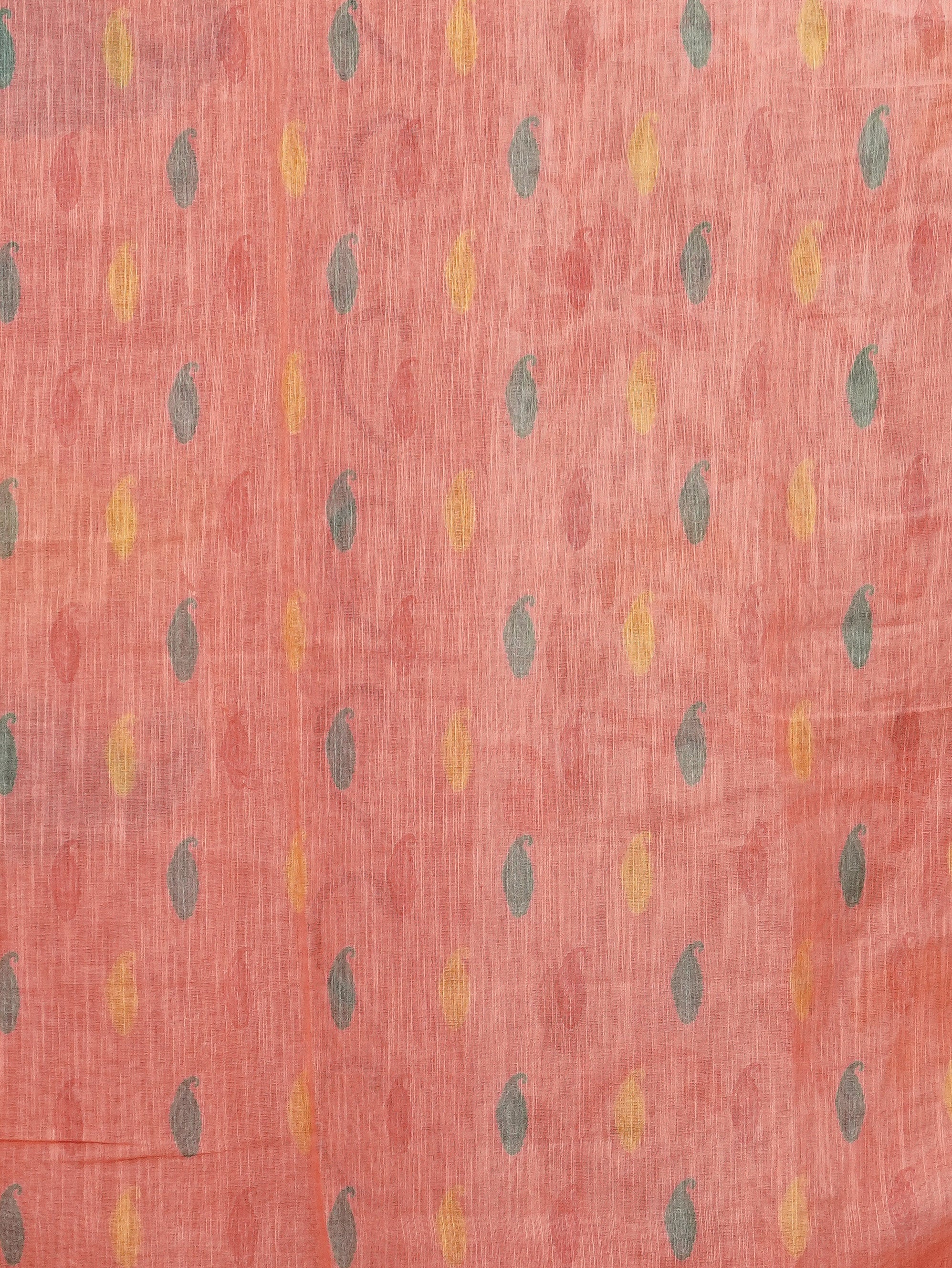 Linen Cotton Saree | TTDS3273