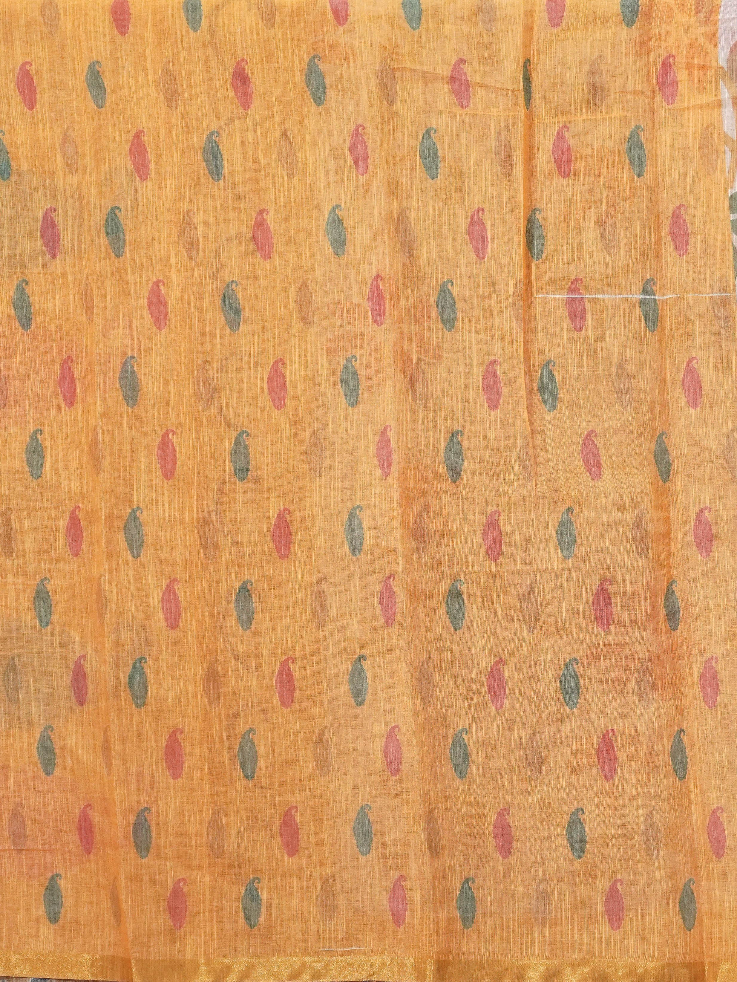 Linen Cotton Saree | TTDS3273