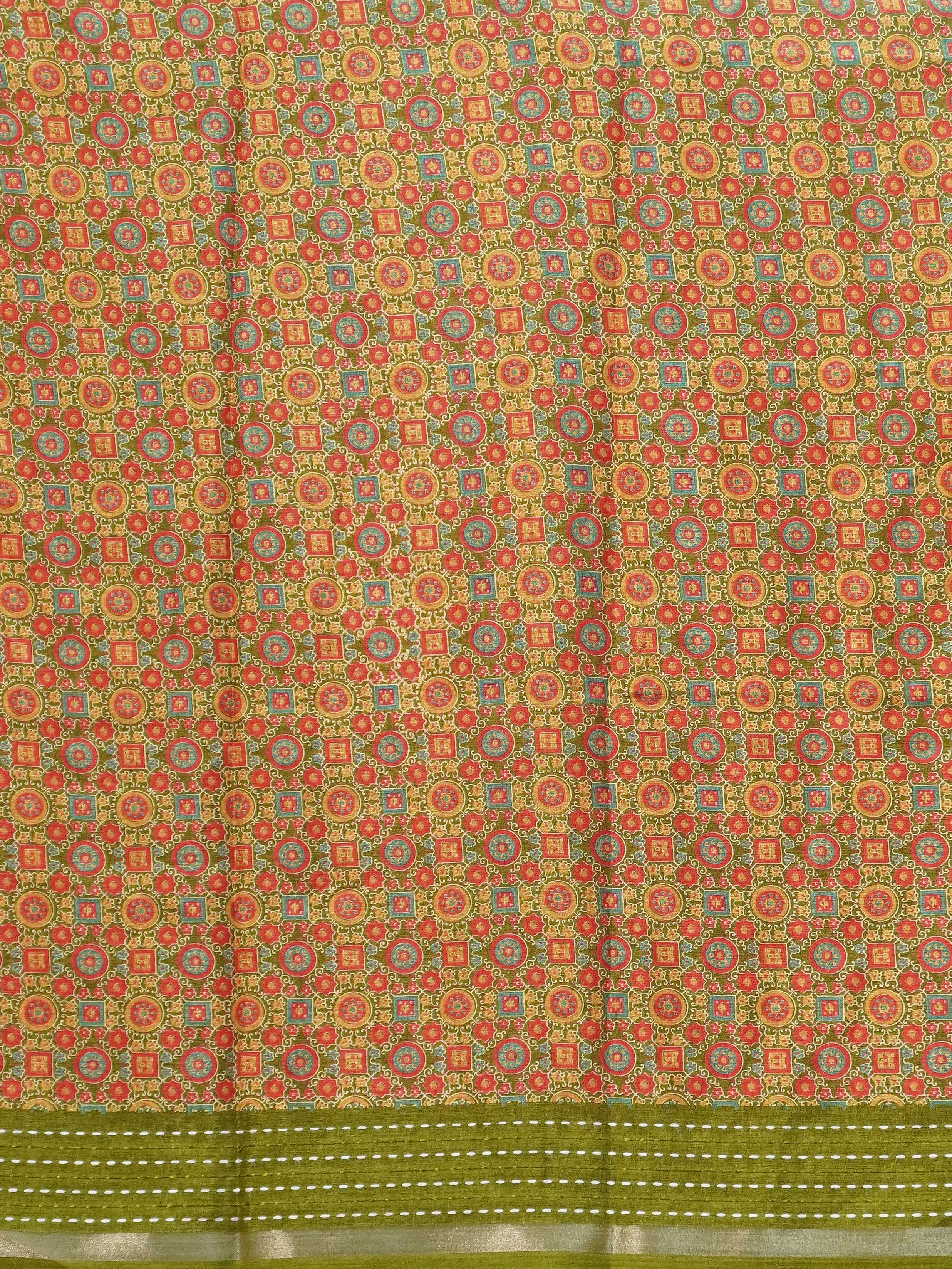 Printed Dola Saree | TTDS3274