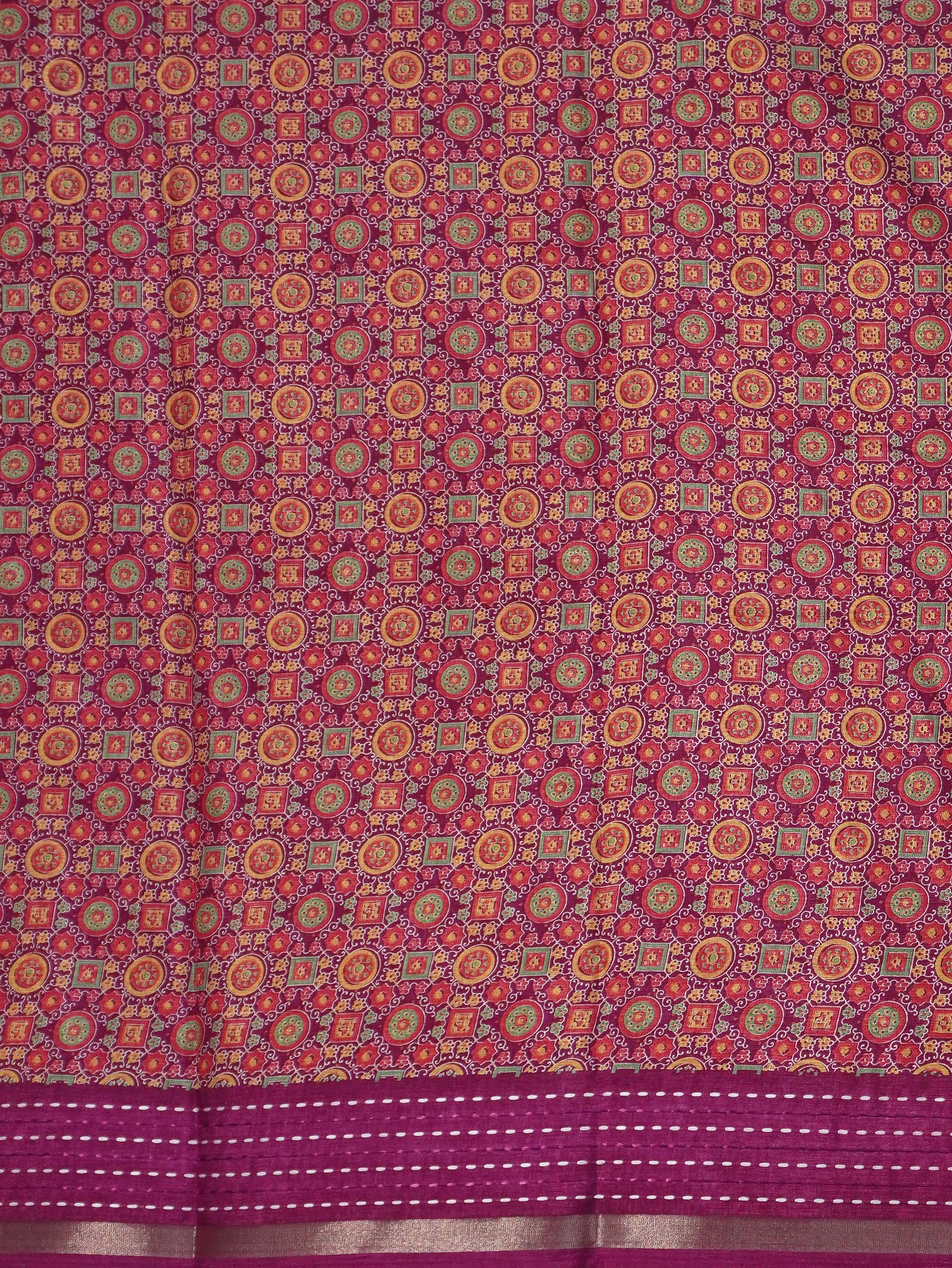 Printed Dola Saree | TTDS3274