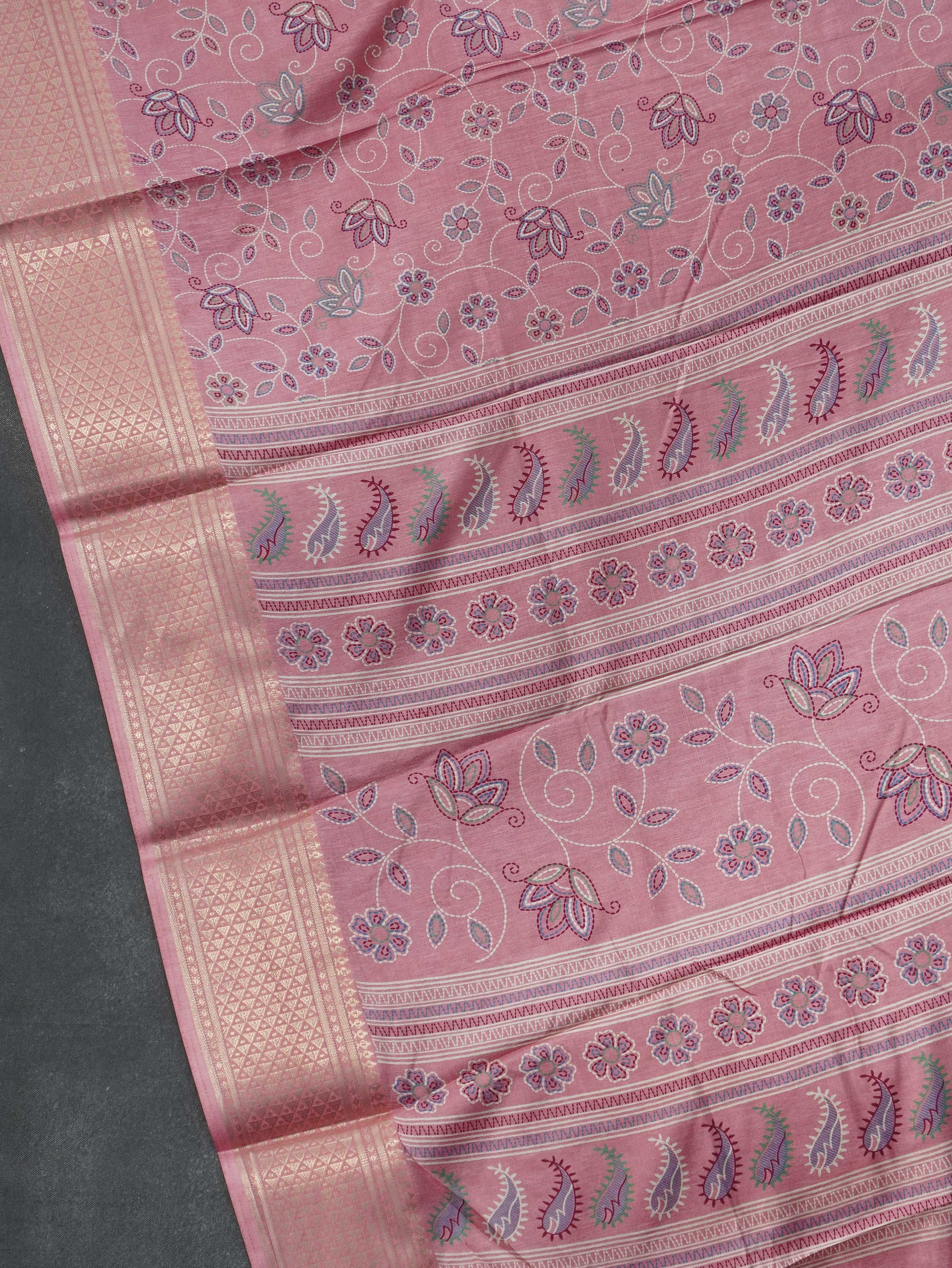 Printed Dola Saree | TTDS3259