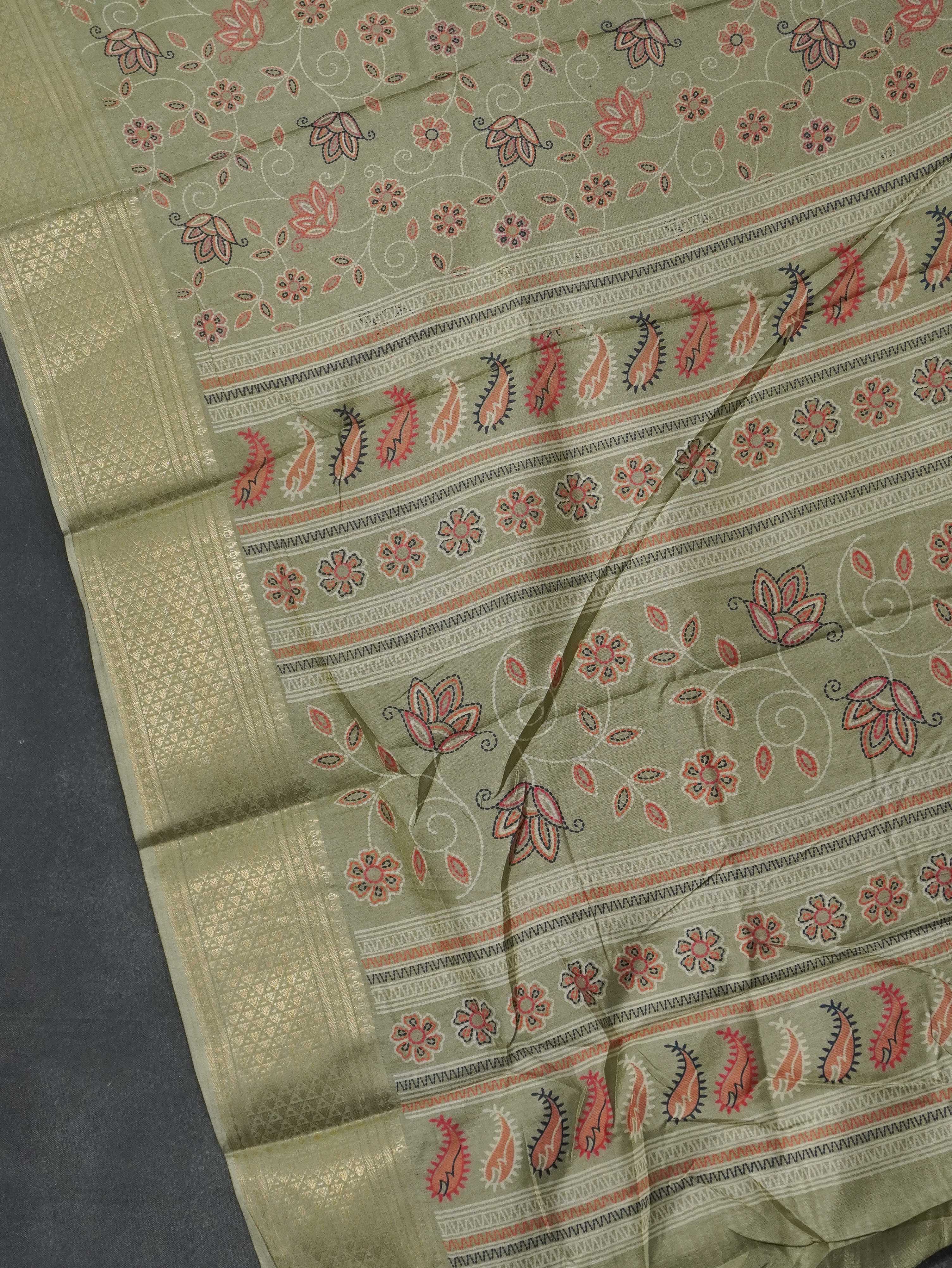 Printed Dola Saree | TTDS3259