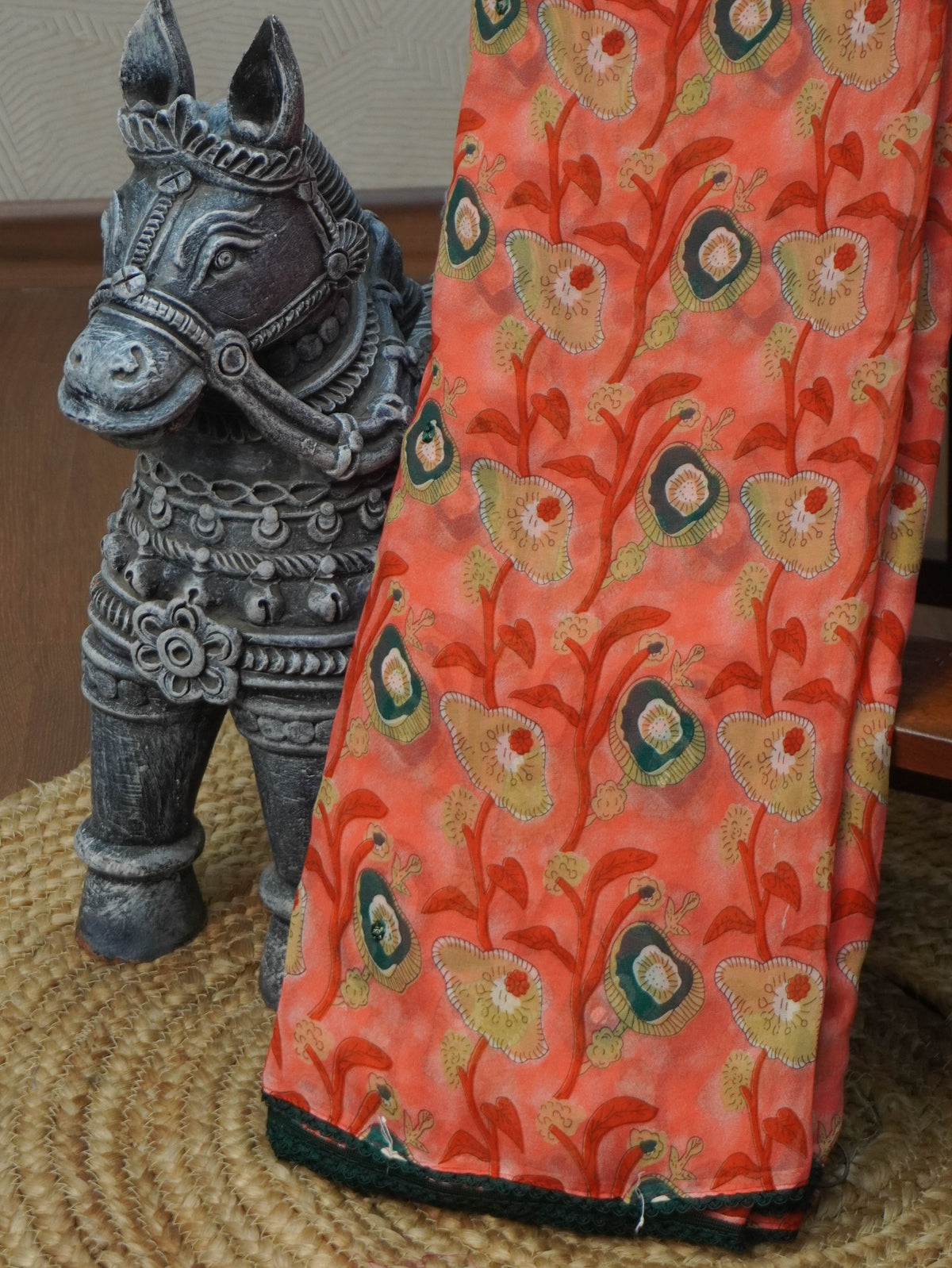 Printed Chiffon Saree | TTDS3579