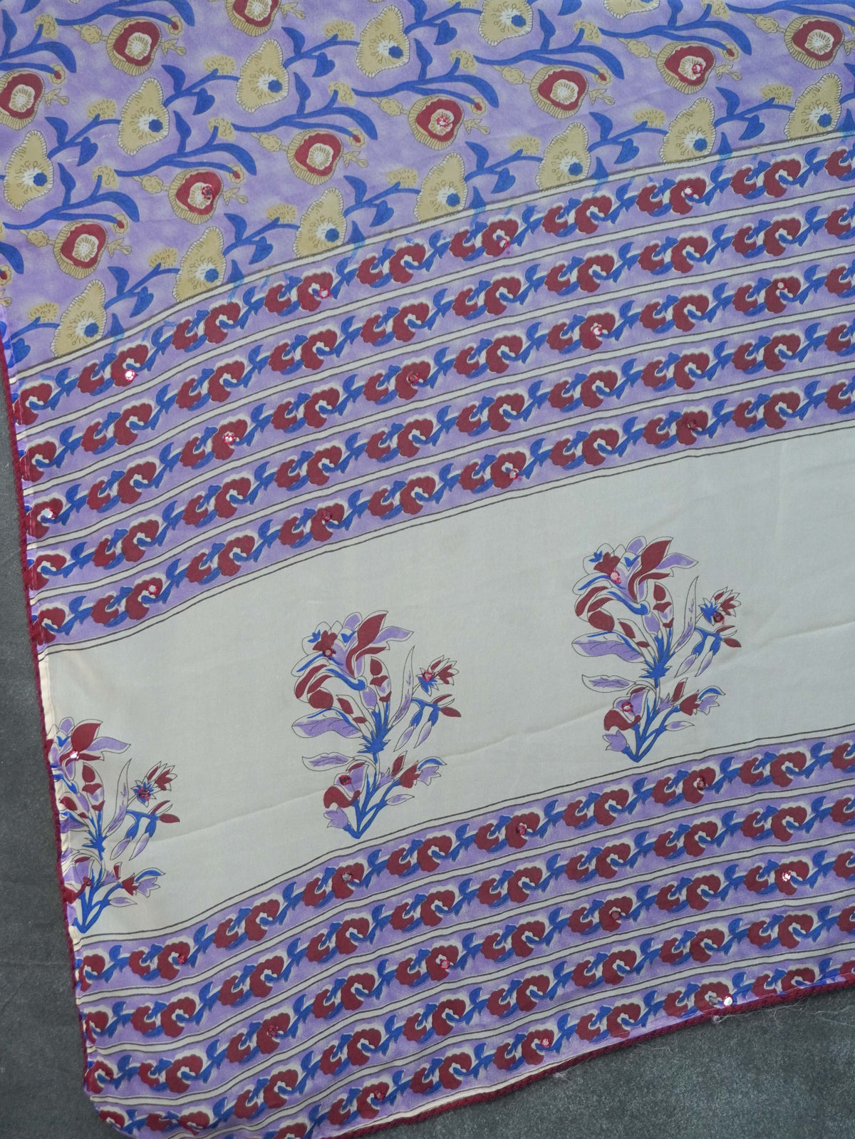 Printed Chiffon Saree | TTDS3579