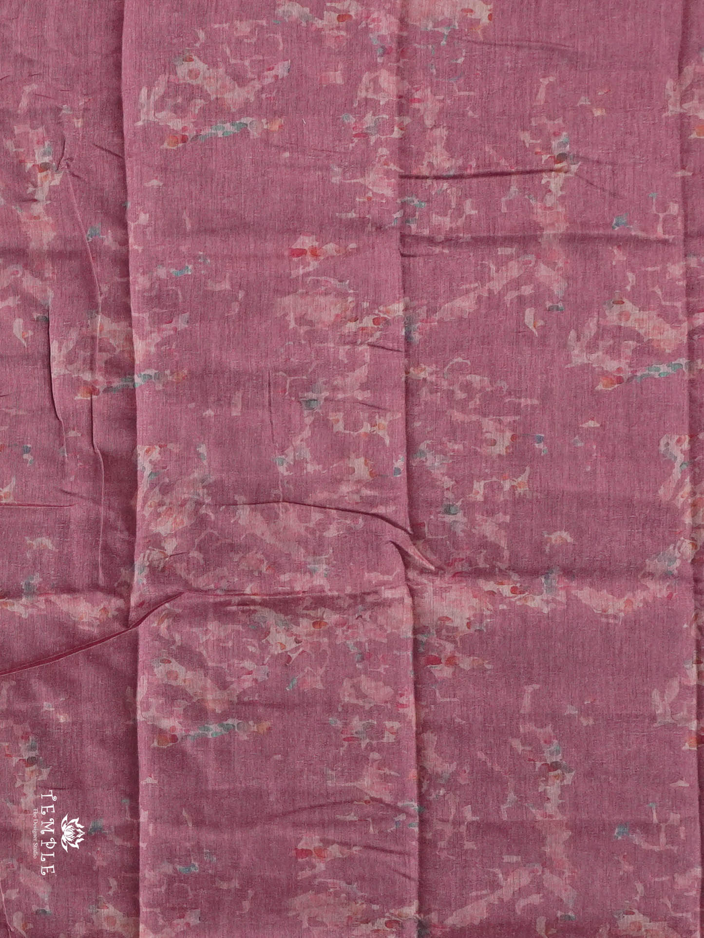 Floral Chanderi Cotton Saree | TTDS2843