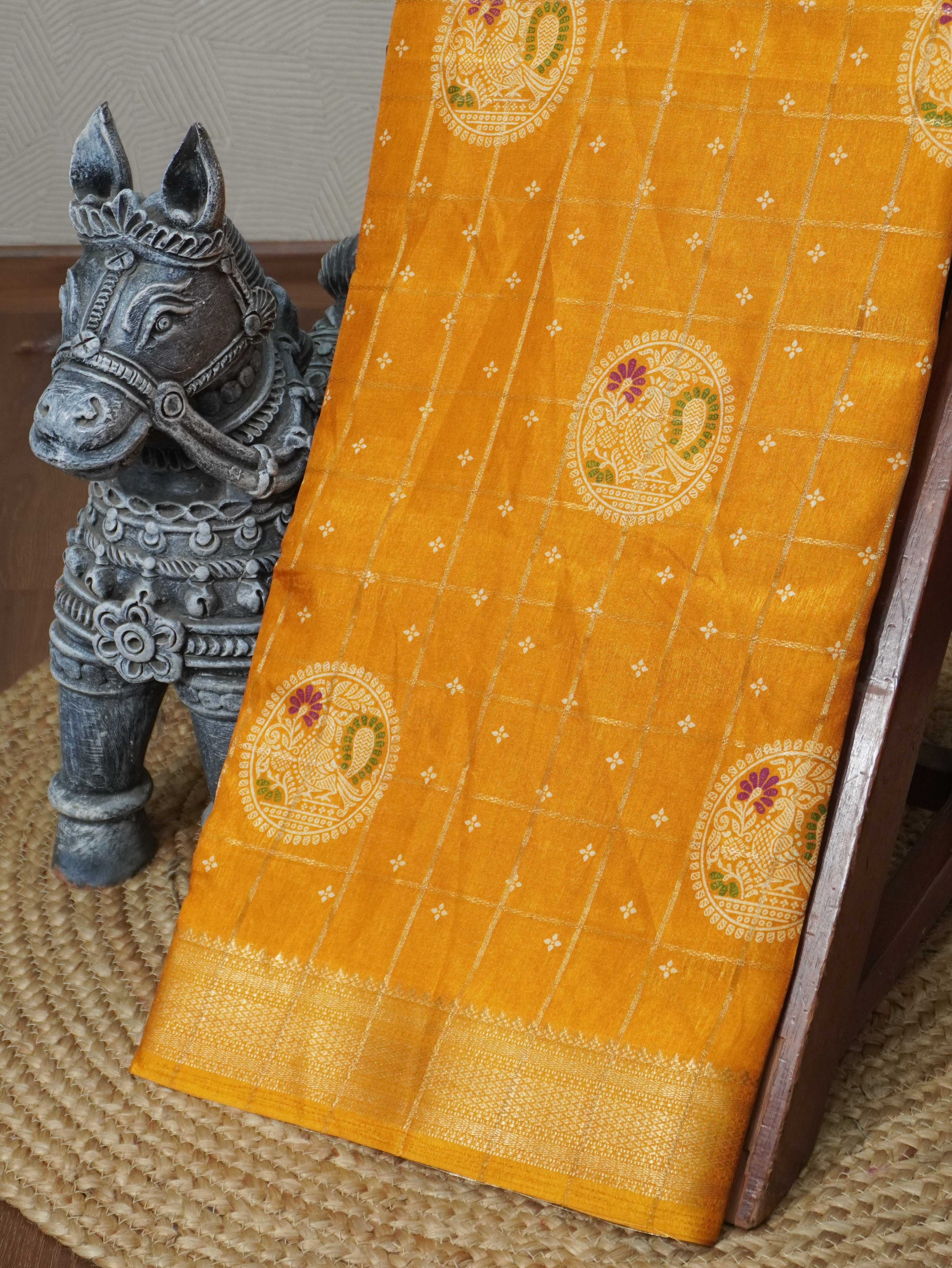 Printed Dola Saree | TTDS3301