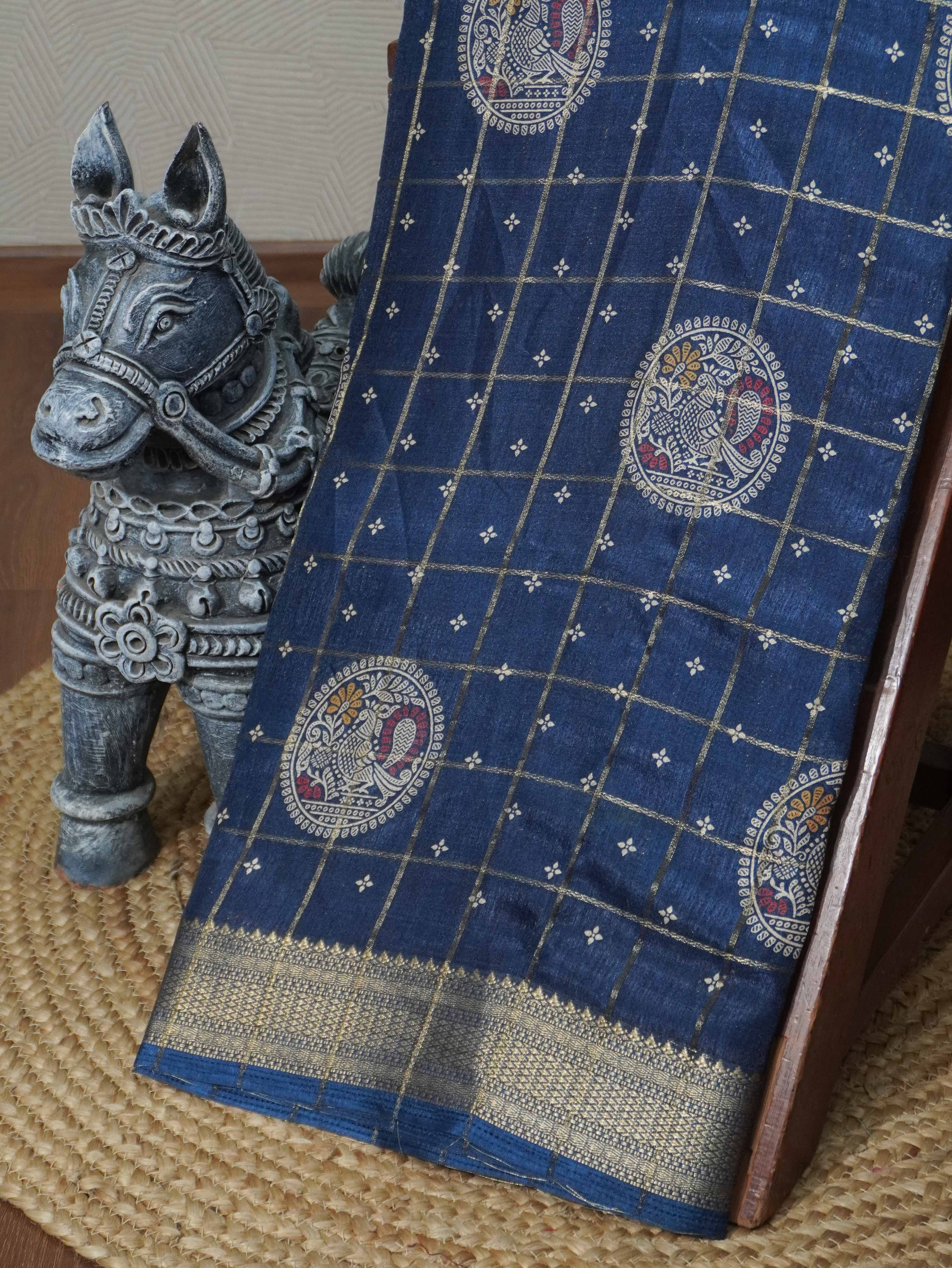 Printed Dola Saree | TTDS3301