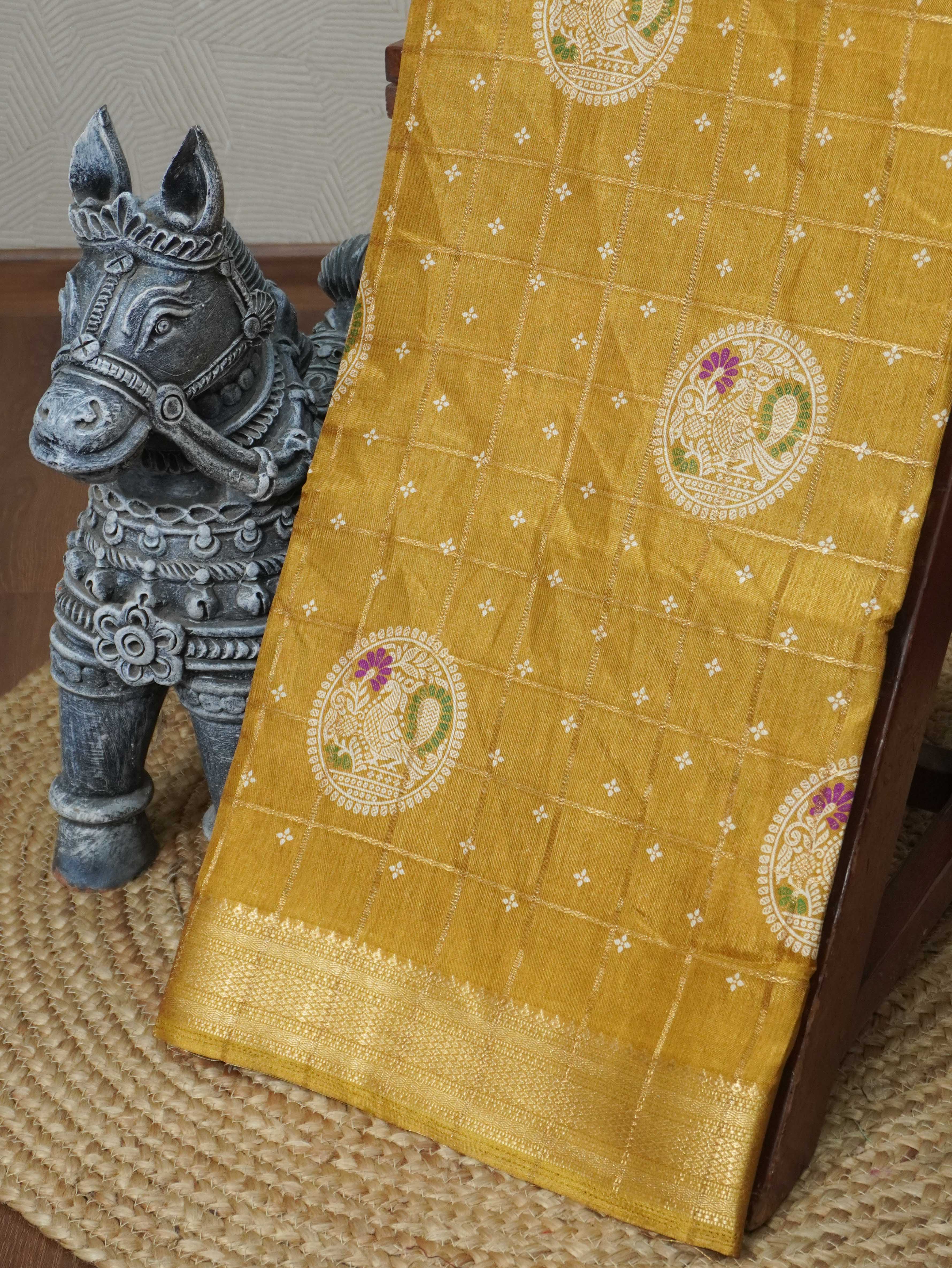 Printed Dola Saree | TTDS3301