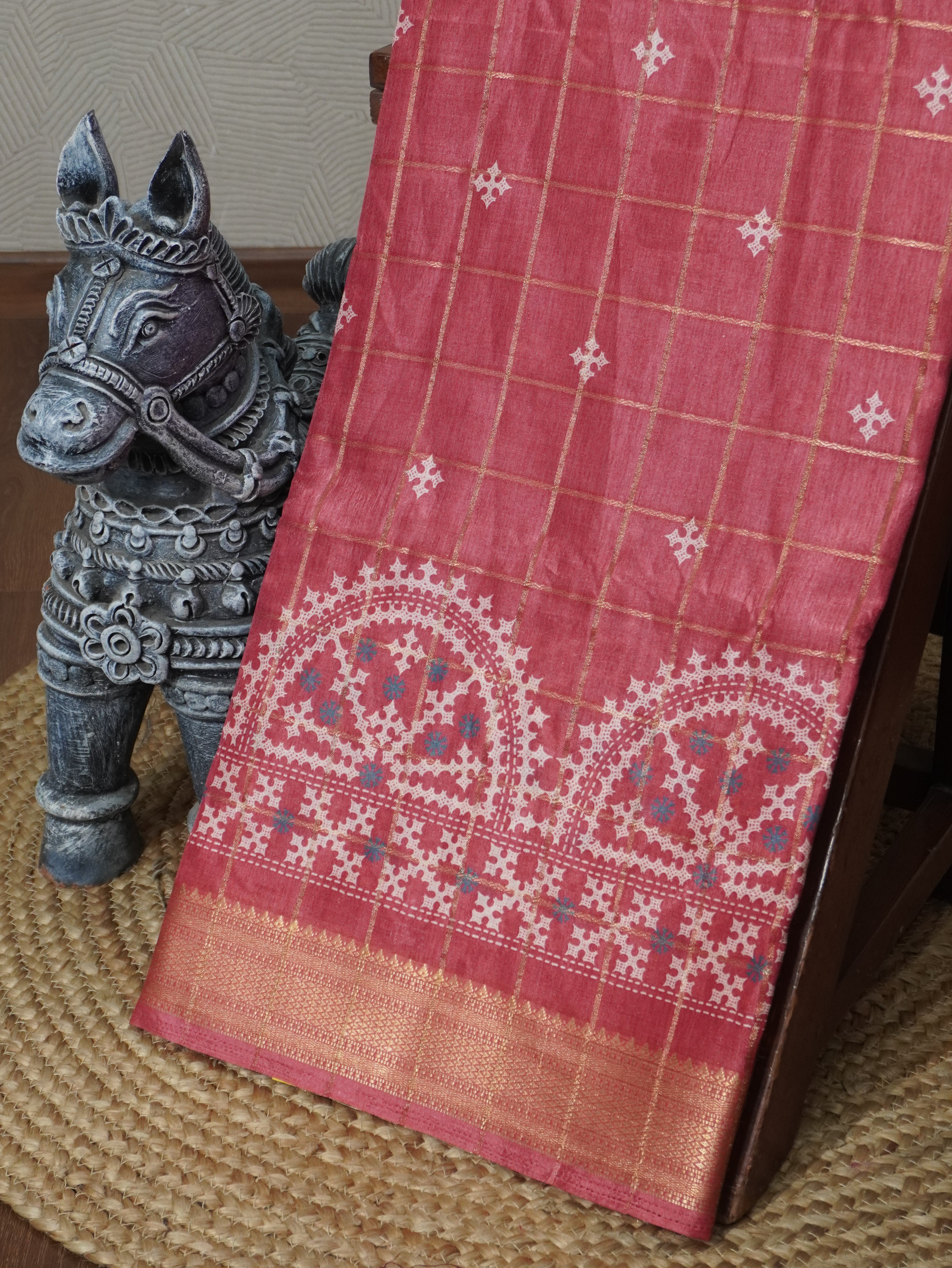Printed Dola Saree | TTDS3262