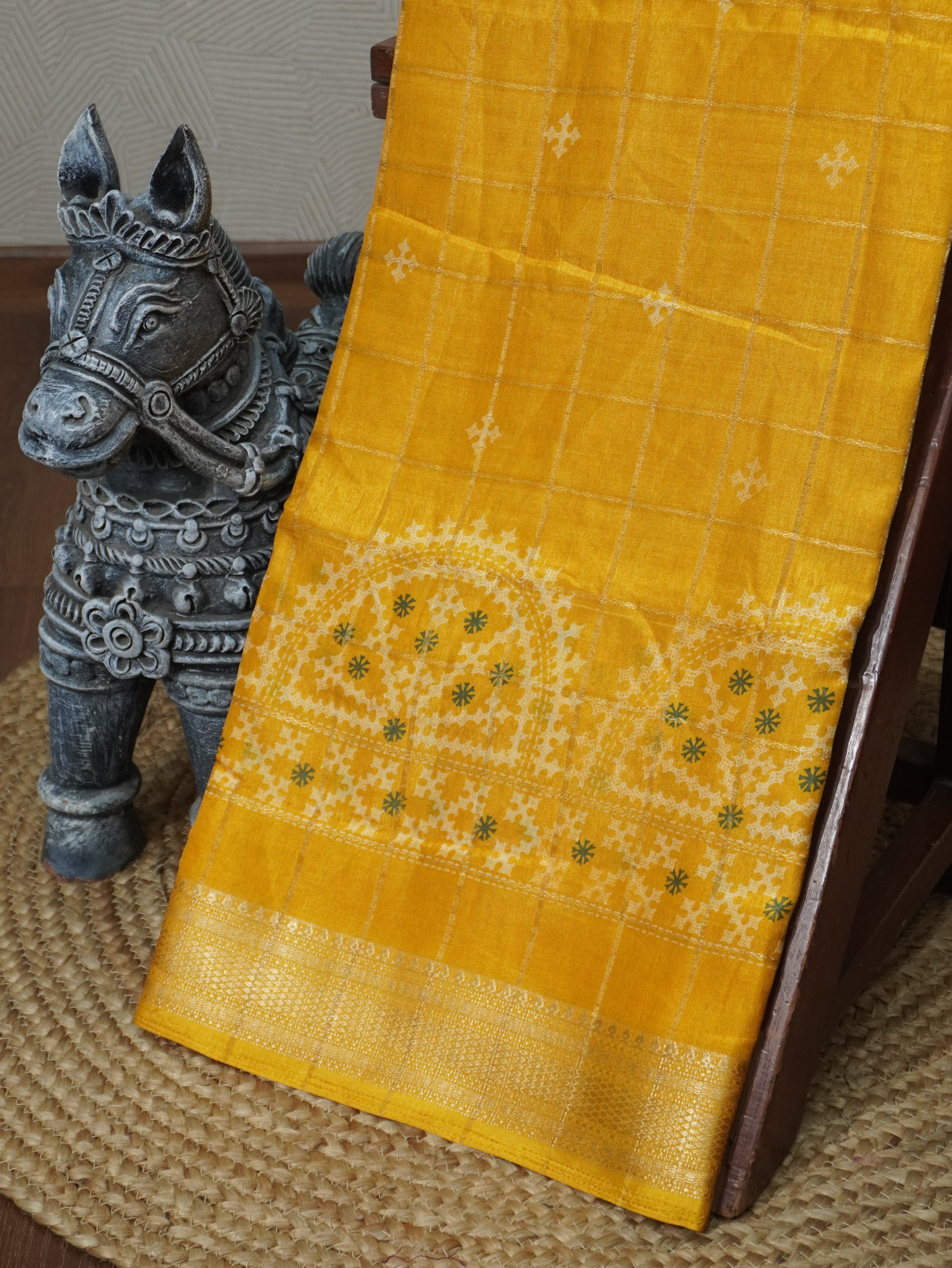 Printed Dola Saree | TTDS3262