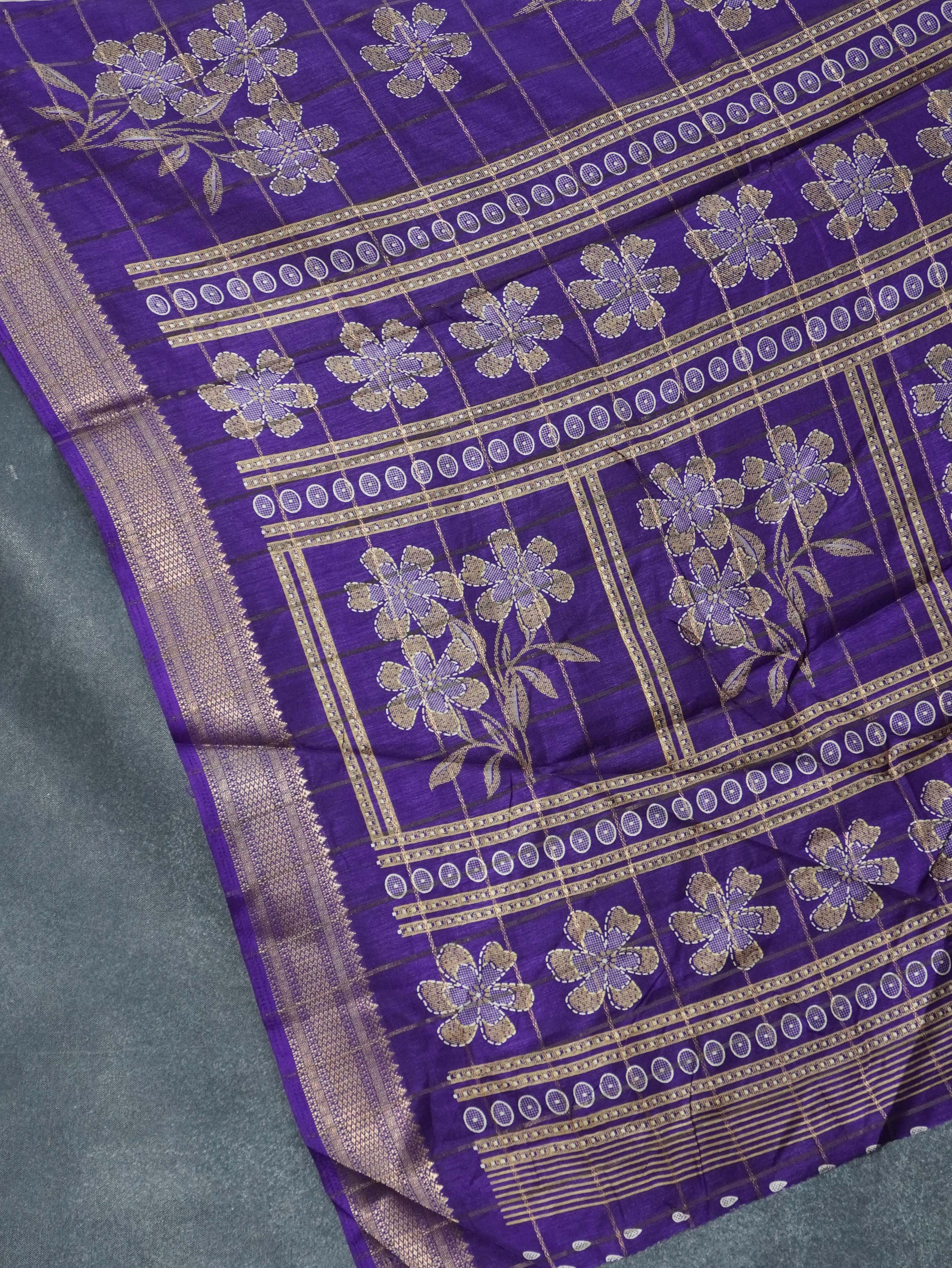 Linen Cotton Saree | TTDS3308
