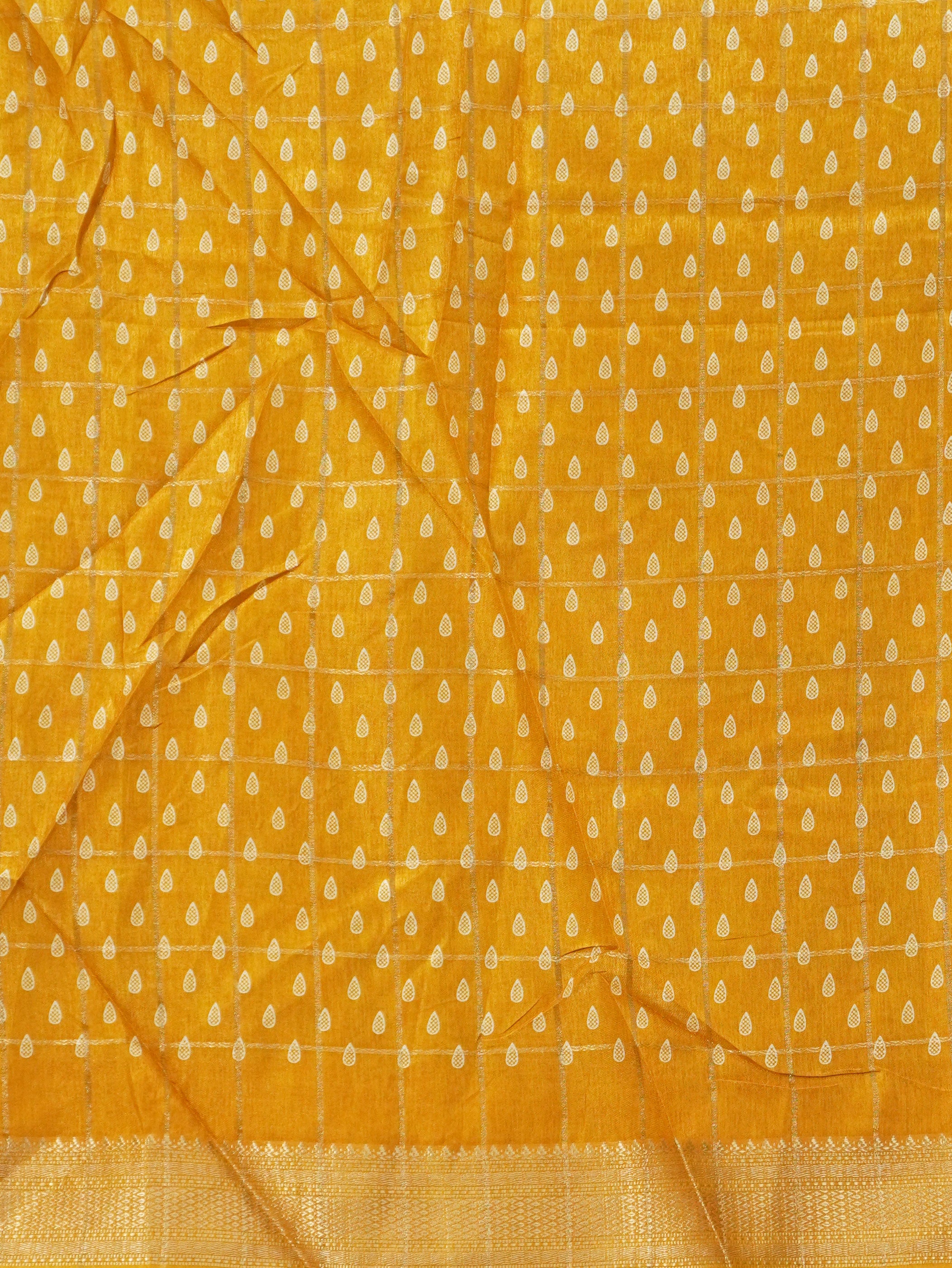 Linen Cotton Saree | TTDS3308