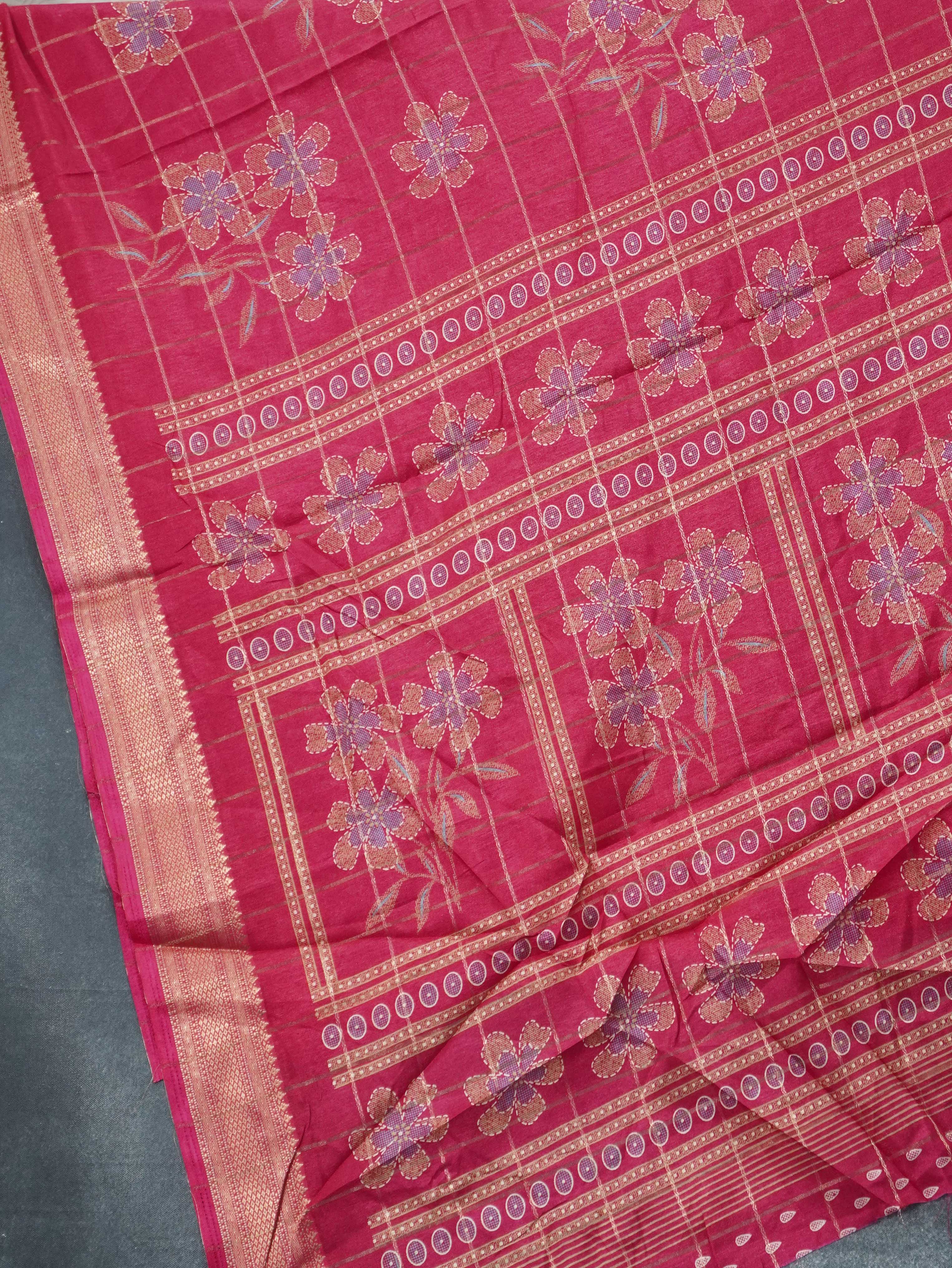 Linen Cotton Saree | TTDS3308