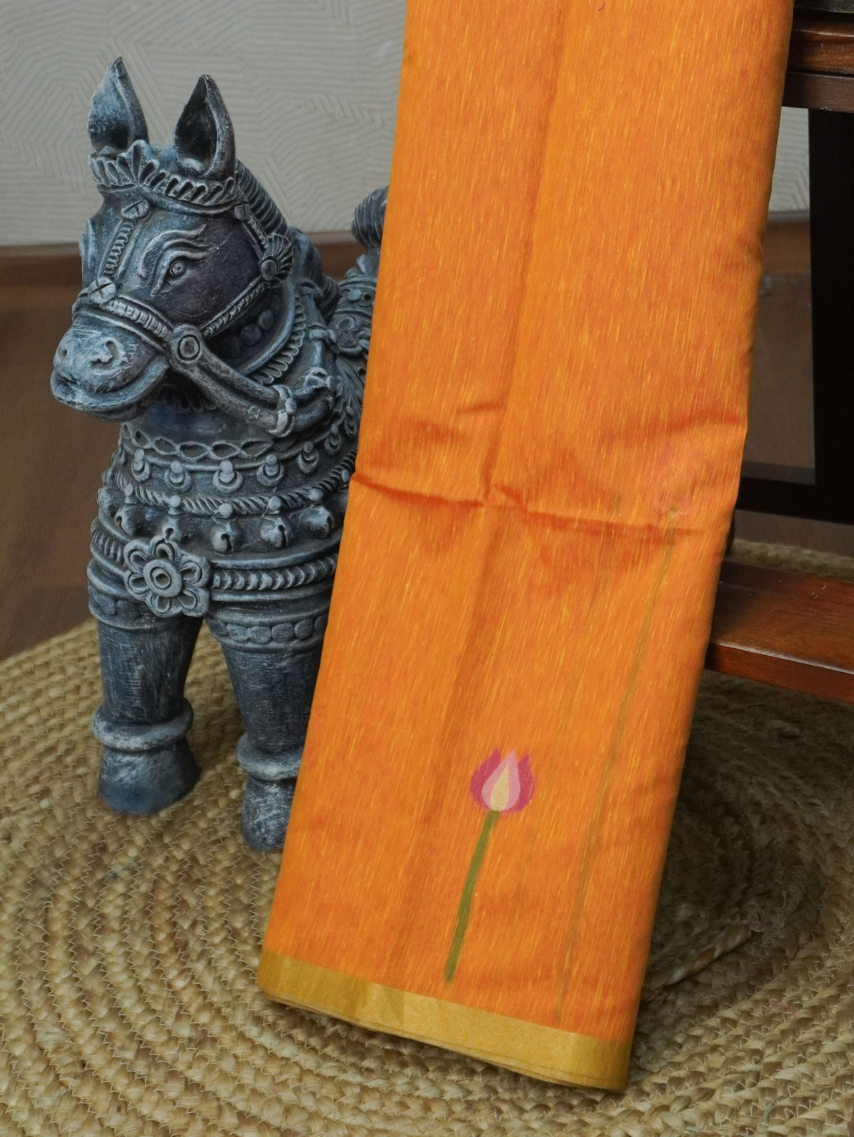 Linen Cotton Saree | TTDS3686