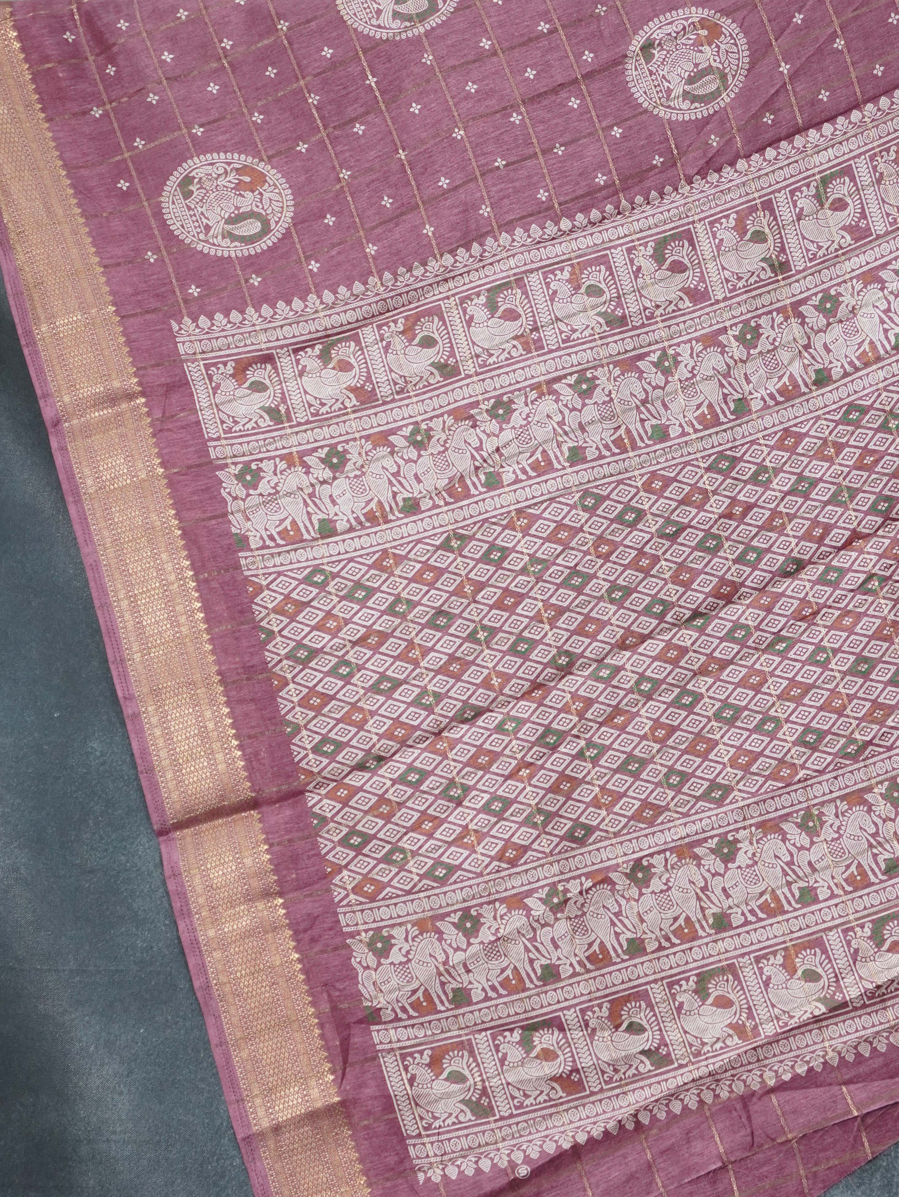 Printed Dola Saree | TTDS3301