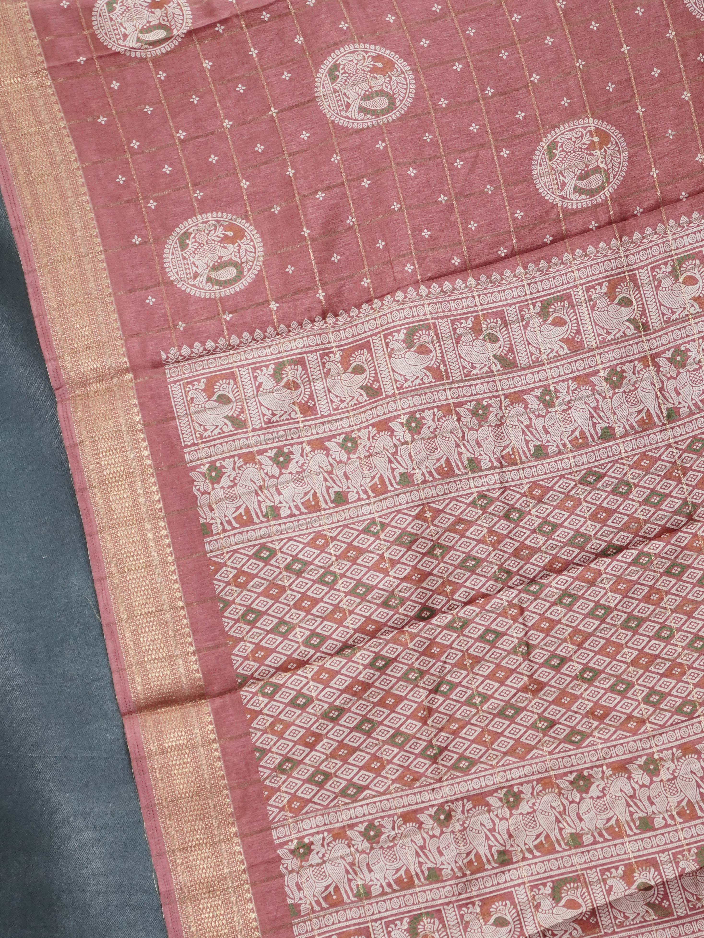 Printed Dola Saree | TTDS3301